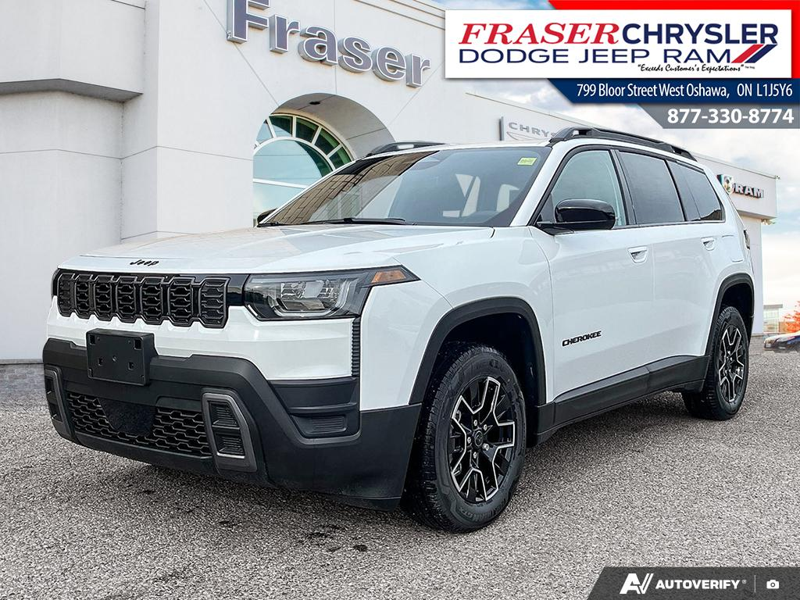 White 2026 Jeep Cherokee SUV / Crossover Four-Wheel Drive Automatic