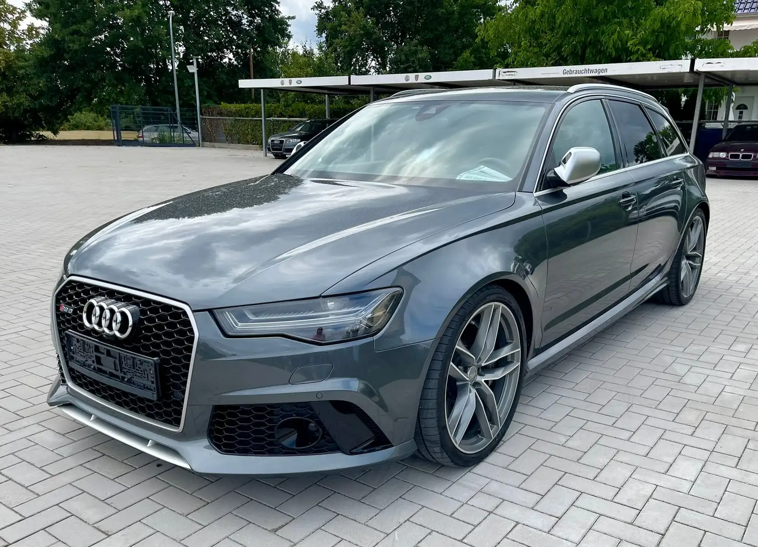 Audi RS6 4.0 TFSI Quattro HUD 360° Kamera Gris - 1