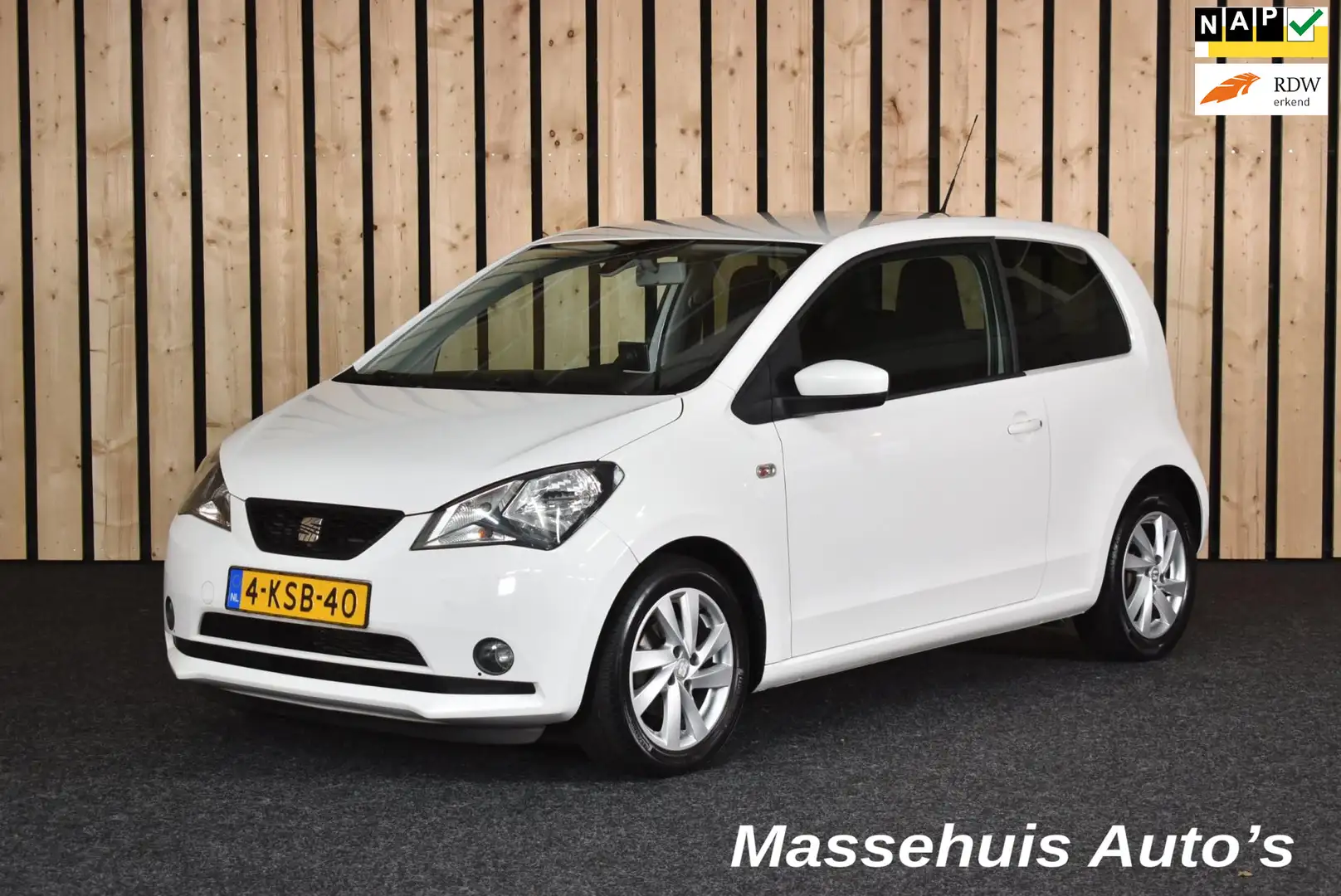SEAT Mii 1.0 Style Sport Airco Navi Cruise PDC 1e eig. Zuin Wit - 1
