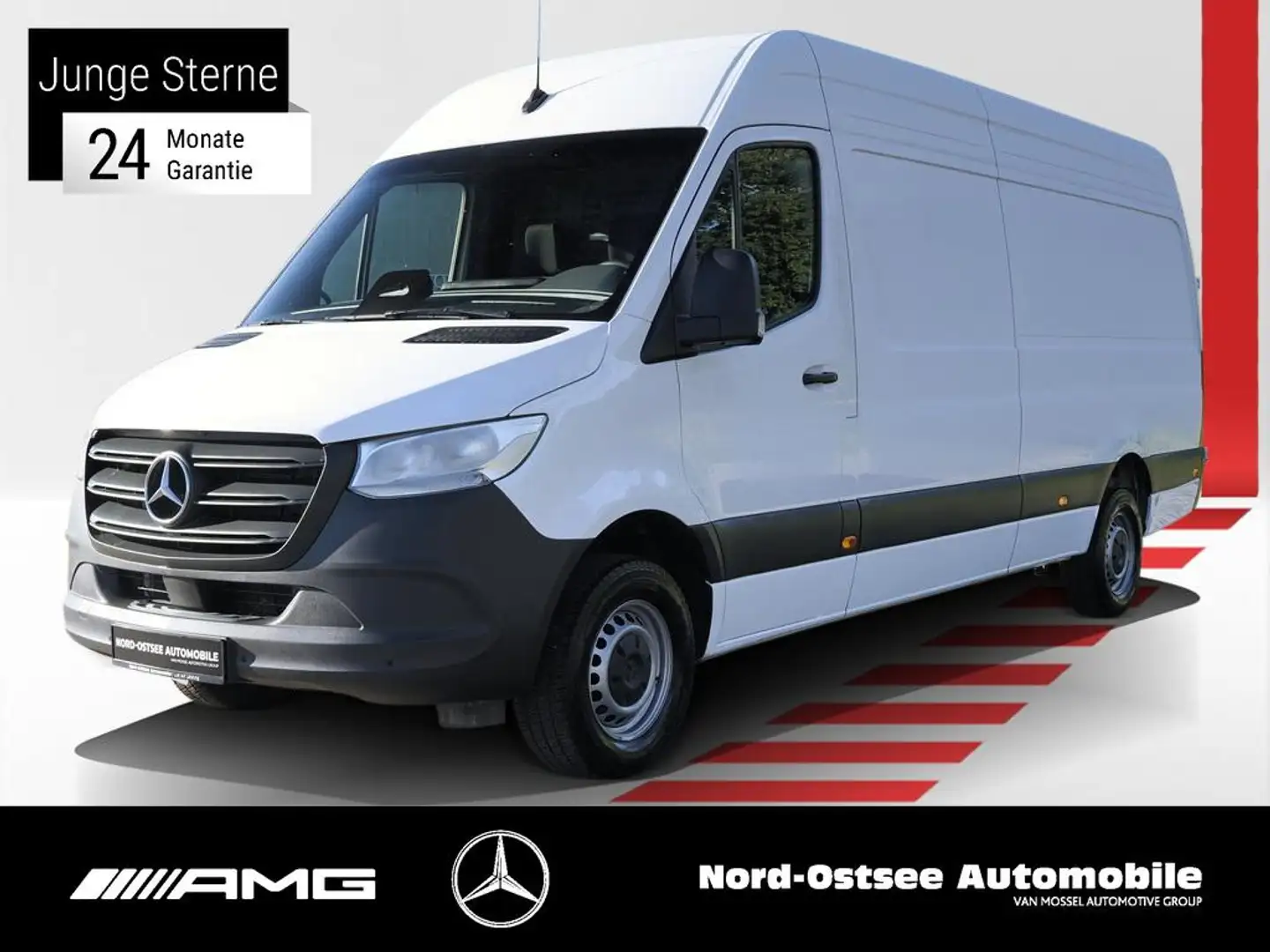 Mercedes-Benz Sprinter 317 L3H2 AHK NAVI KAMERA TEMPOMAT TOTW Bianco - 1