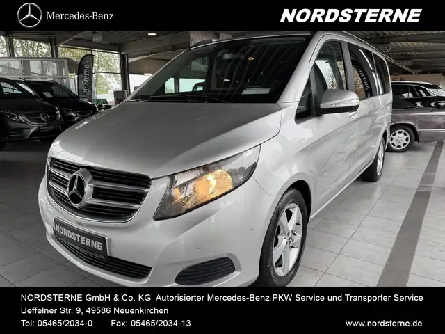 Mercedes-Benz V 220 CDI EDITION Lang 2xKlima 7Sitzer AHK Alu Modellgeneration 0/Autom./Park-Assist./Sportpaket/Sitzhzg./Zusatzhz./MF-Lenkrad