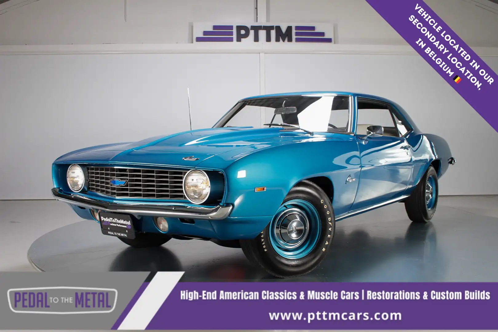 Chevrolet Camaro Bleu - 1