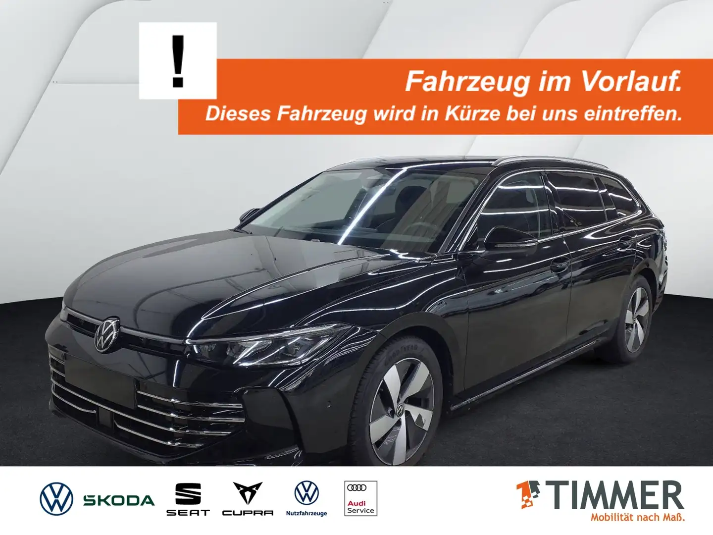 Volkswagen Passat Variant 2.0 TDI DSG ELEGANCE +AHK +360° +IQ.LIGHT +CARPLA Noir - 1
