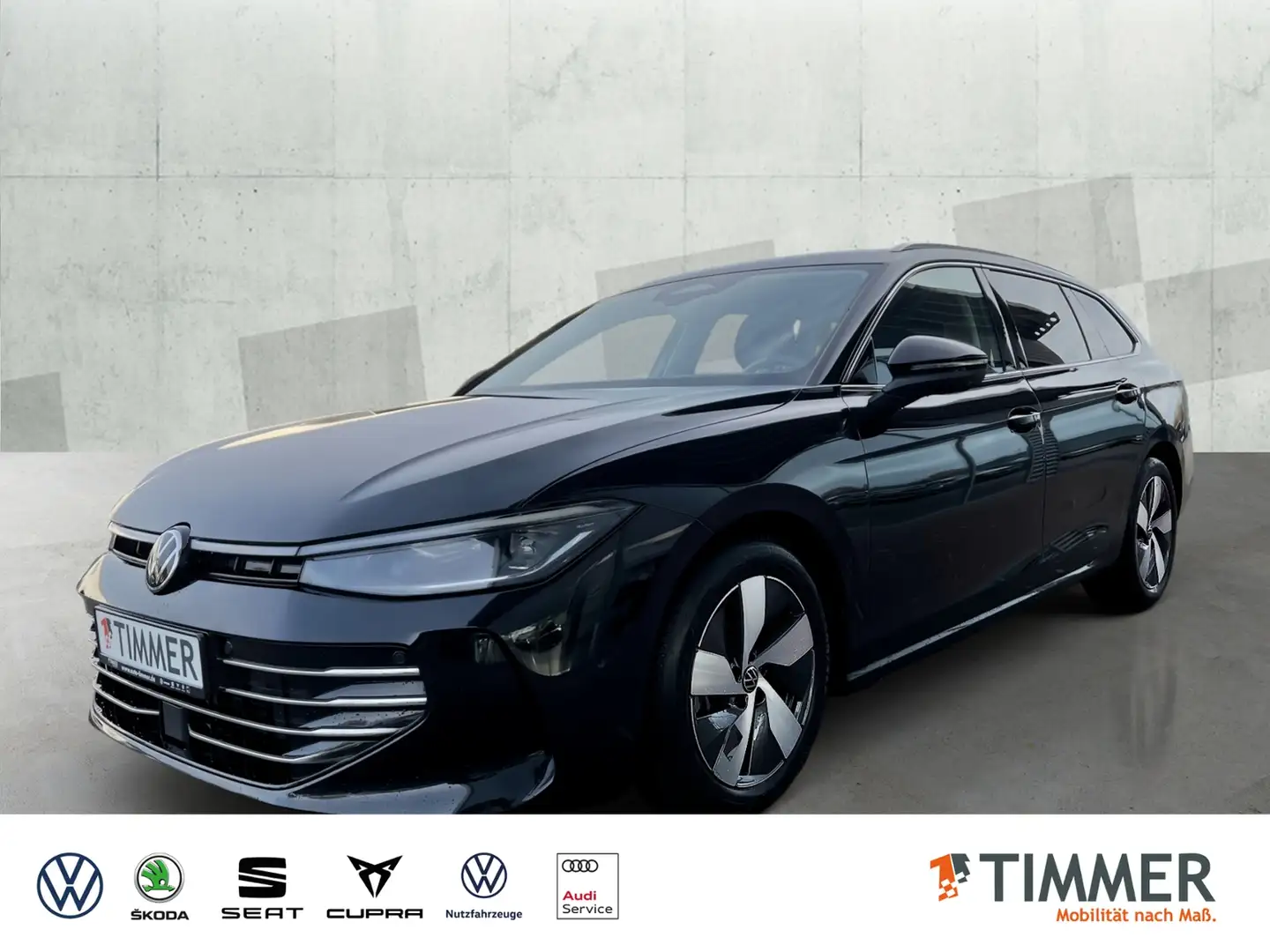 Volkswagen Passat Variant 2.0 TDI DSG ELEGANCE +AHK +360° +IQ.LIGHT +CARPLA Schwarz - 1