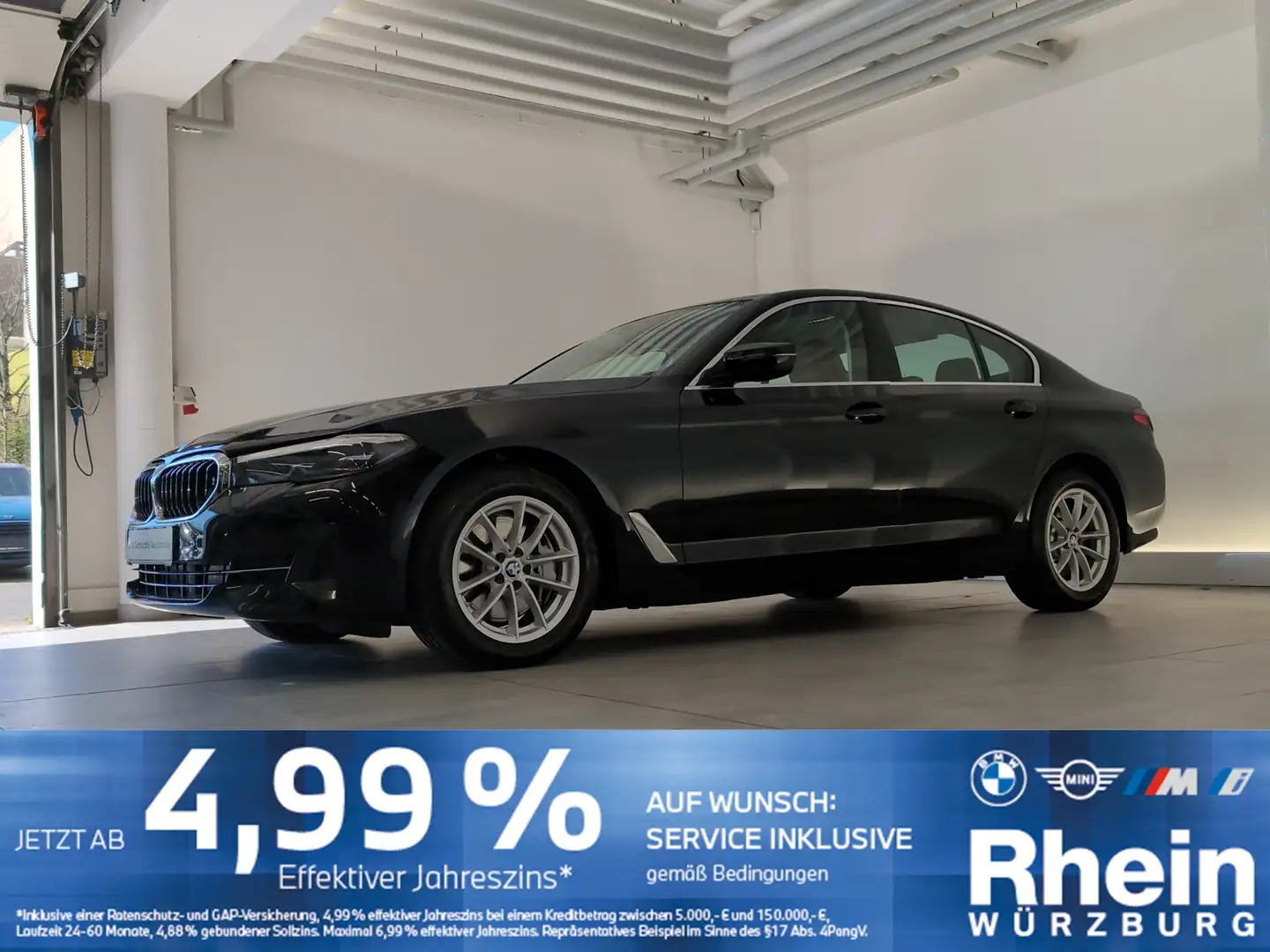 BMW 540 d xDrive Limousine LED/DAB/SHZ/Ambiente LED/DAB/SH Schwarz - 1
