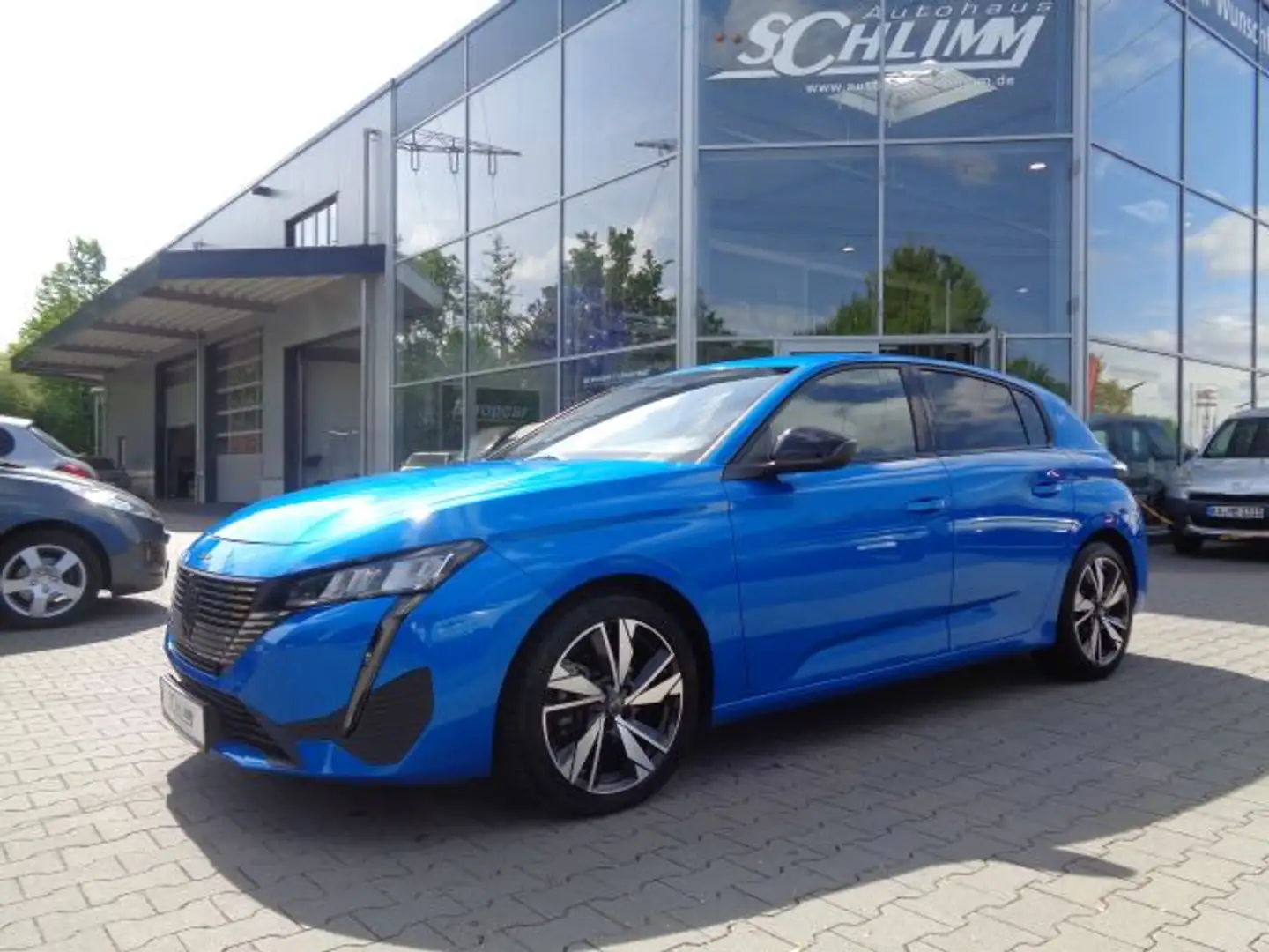 Peugeot 308 PureTech 130 EAT8 Allure *Navi / SH / RFK* Bleu - 1