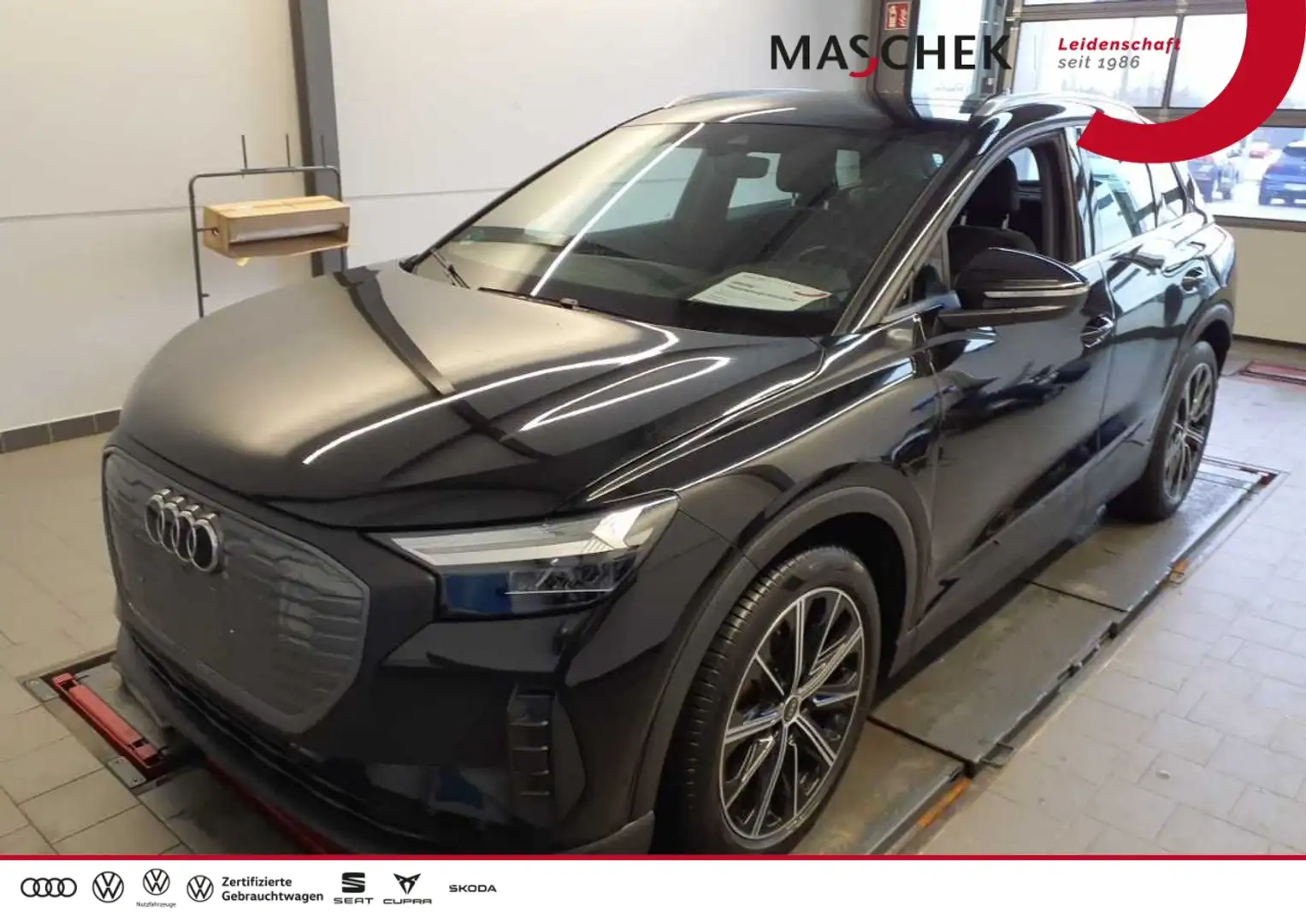 Audi Q4 e-tron 35 *nur an Gewerbe* Wärmepumpe Naviplus VC Sitzh P Schwarz - 1