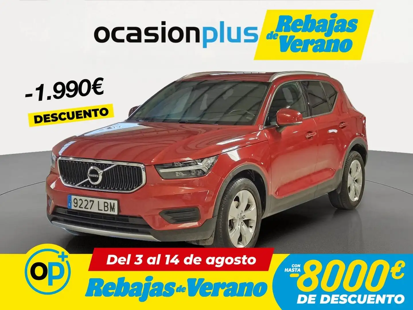 Volvo XC40 D3 Momentum Aut. Rojo - 1