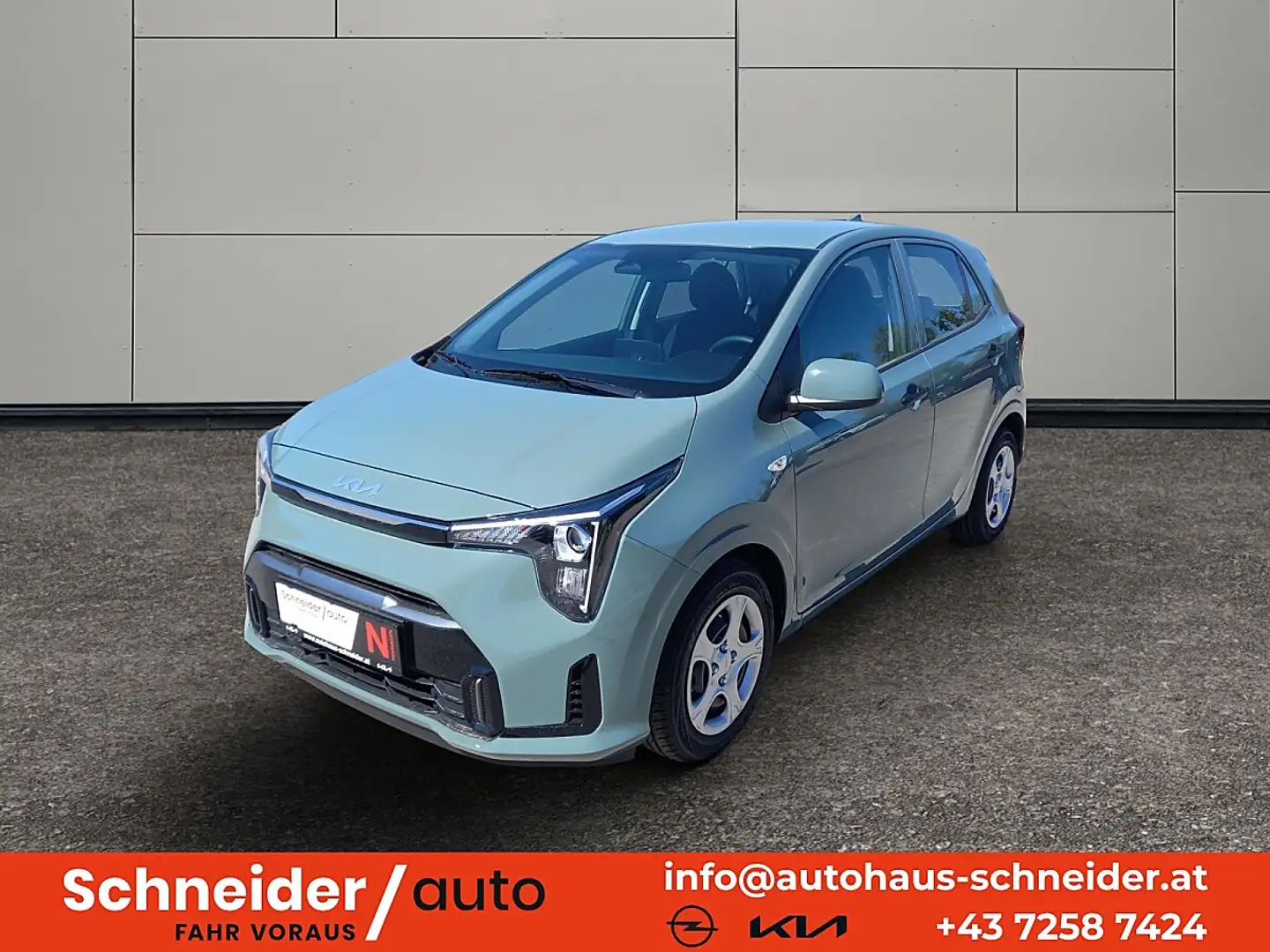 Kia Picanto 1,0 GDI Titan 4 Stz. Grün - 1