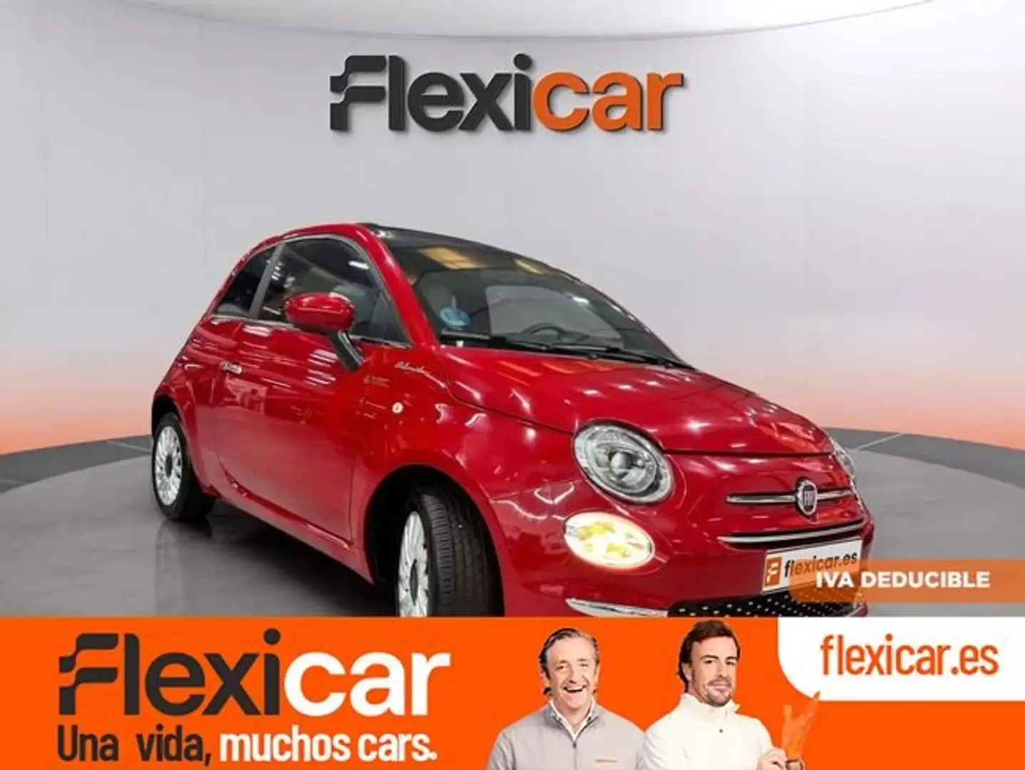 Fiat 500 Club+1.0+Hybrid+51KW+%2870+CV%29 Rouge - 1