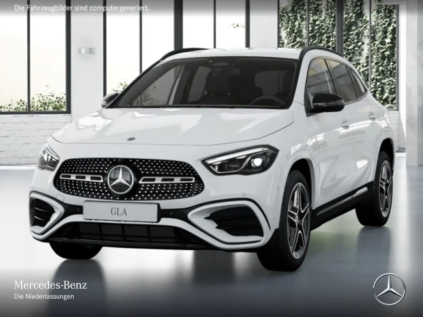 Mercedes-Benz GLA 250 e AMG+NIGHT+360°+AHK+MULTIBEAM+BURMESTER Weiß - 2
