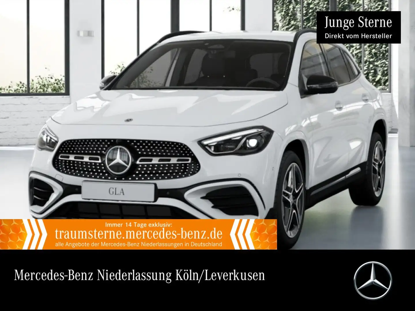 Mercedes-Benz GLA 250 e AMG+NIGHT+360°+AHK+MULTIBEAM+BURMESTER Weiß - 1
