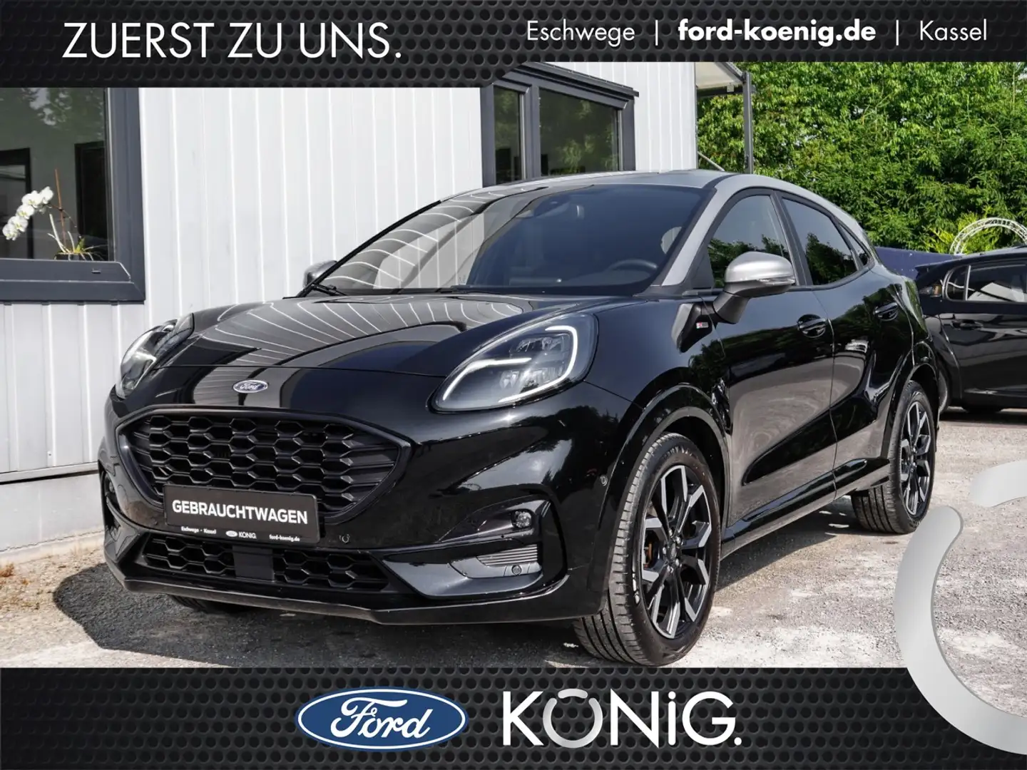 Ford Puma ST-Line X 1.0 Autom+E-Heckklp+NAV+Full-LED Klima Schwarz - 1
