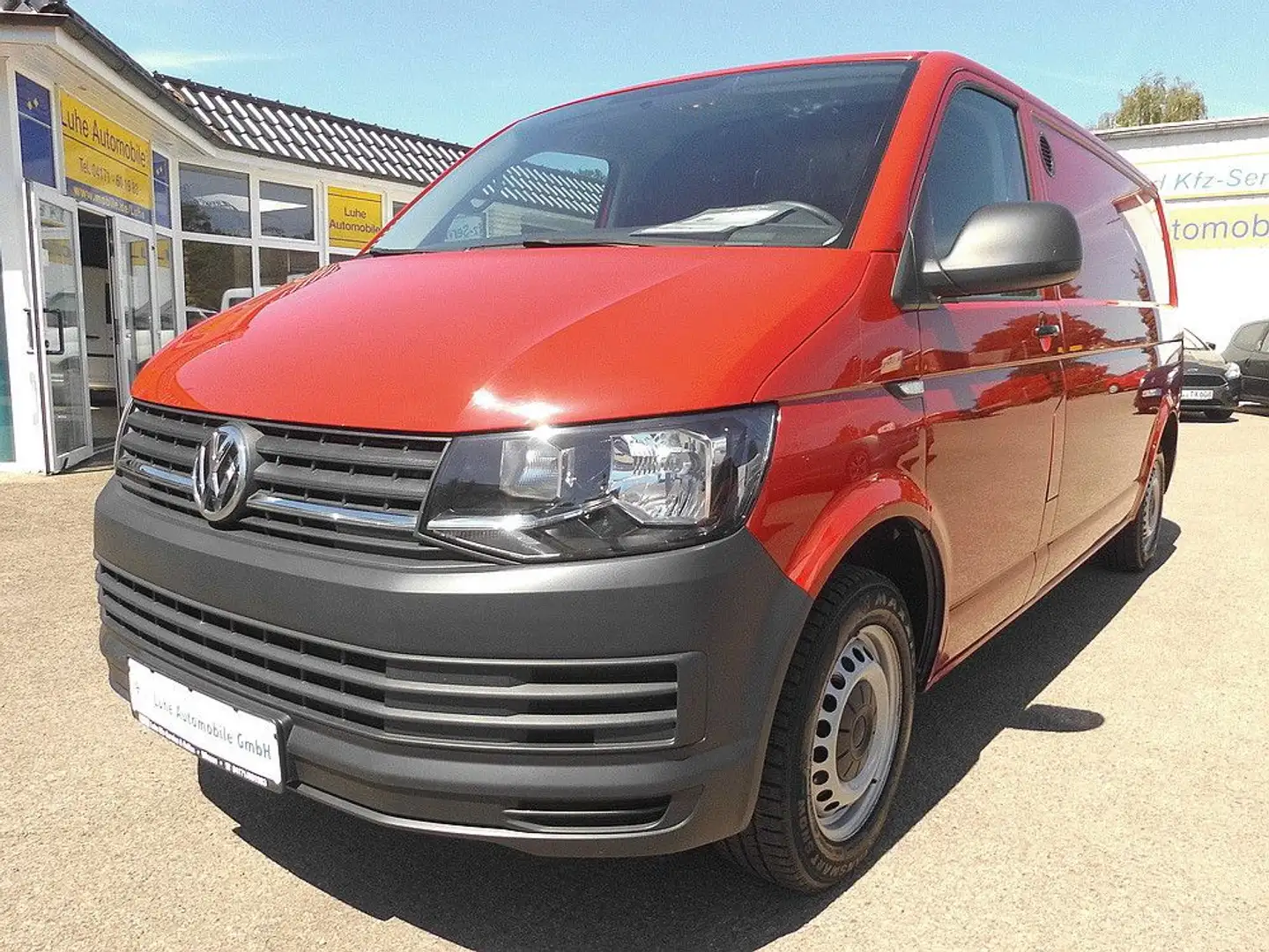 Volkswagen T6 Transporter T6 2,0 TDI Transporter lang 1.Hand Orig. 46tkm. Rouge - 1