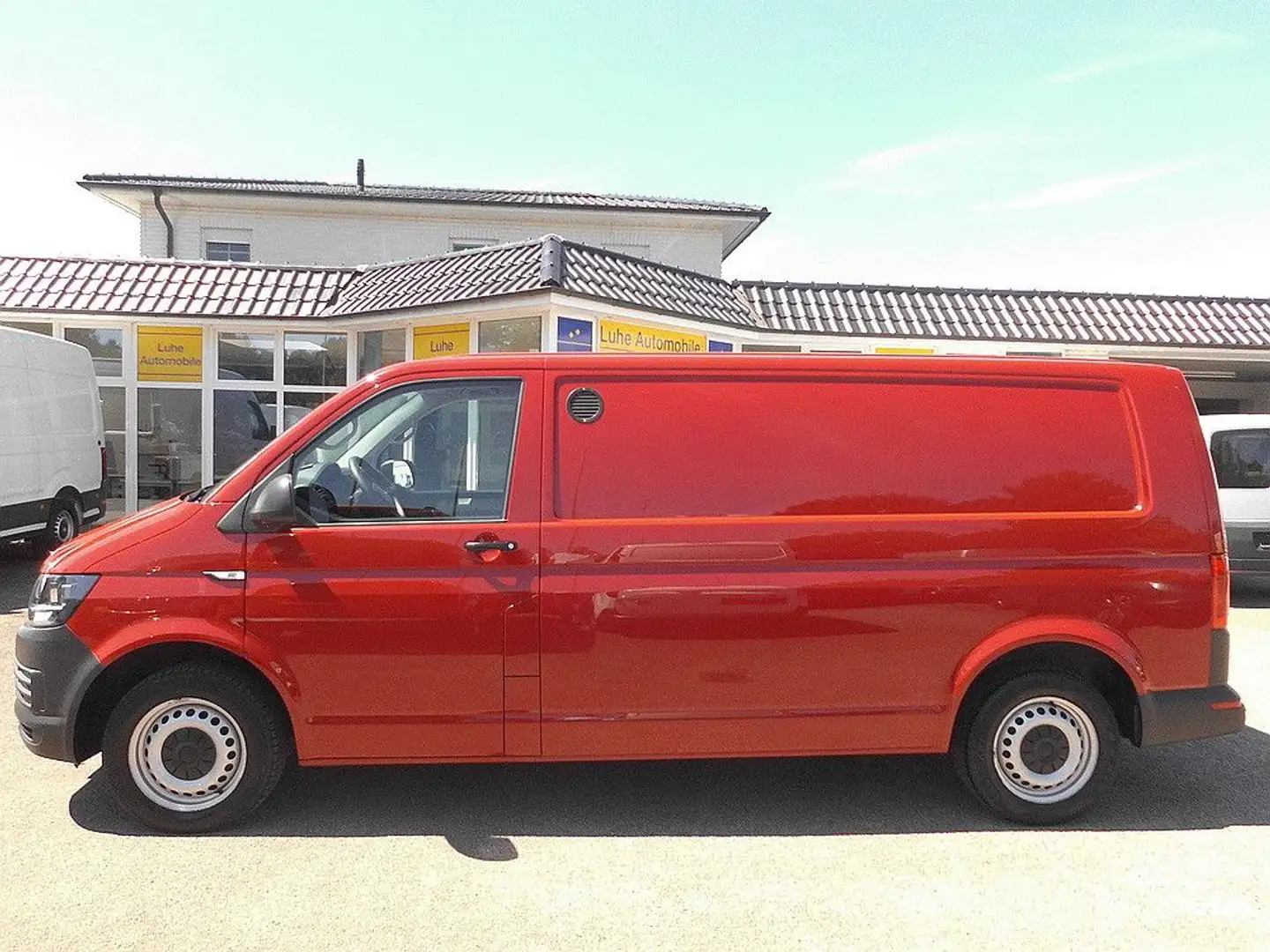 Volkswagen T6 Transporter T6 2,0 TDI Transporter lang 1.Hand Orig. 46tkm. Rouge - 2