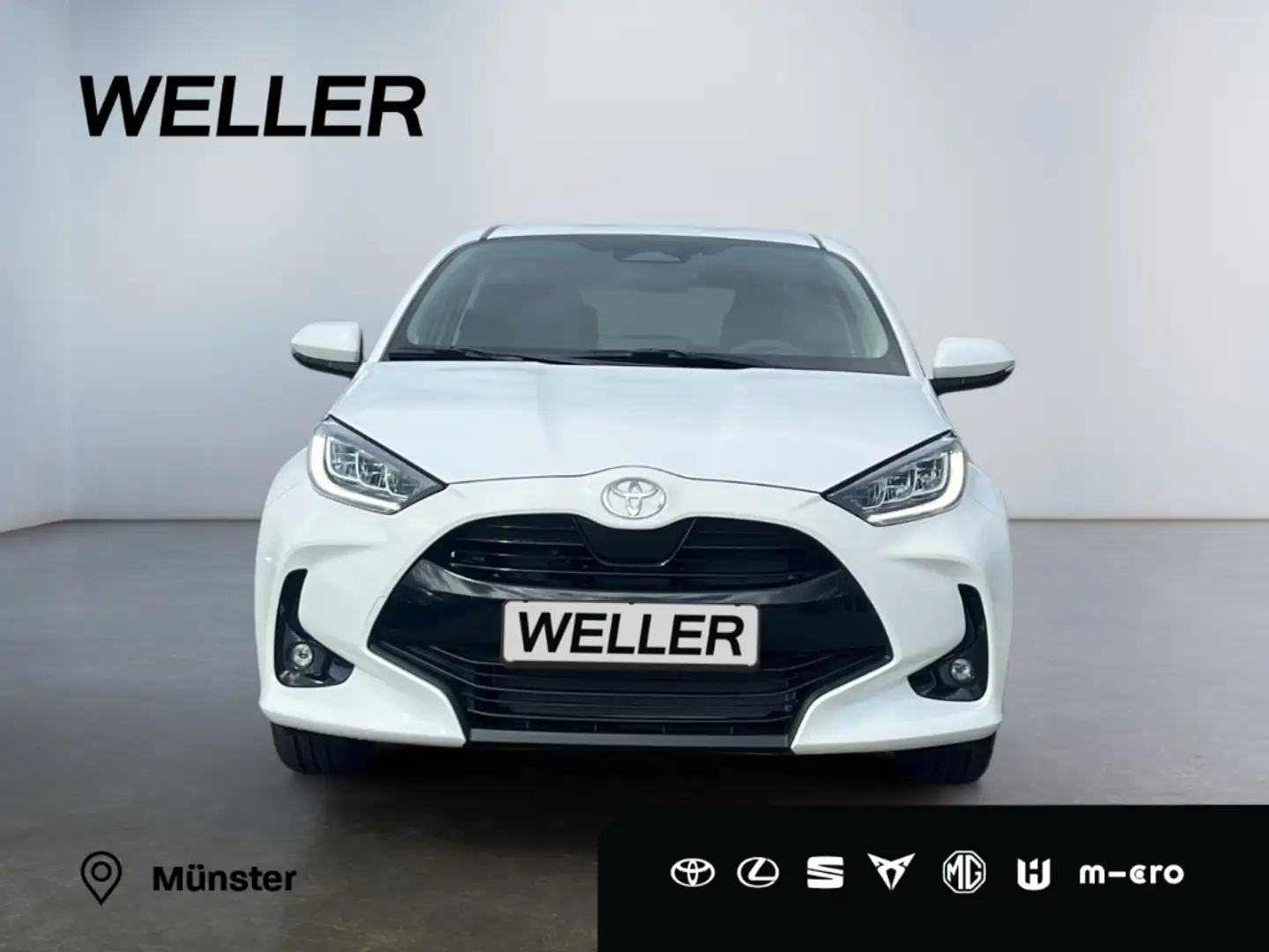 Toyota Yaris Hybrid 116 1.5 Teamplayer *LED*ACC*CAM*SHZ* Wit - 2