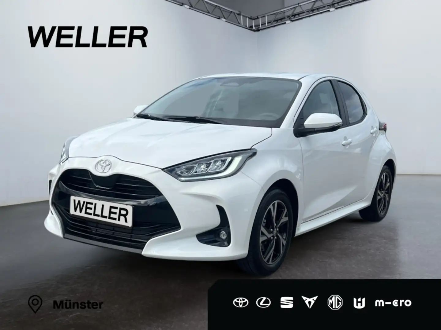 Toyota Yaris Hybrid 116 1.5 Teamplayer *LED*ACC*CAM*SHZ* Wit - 1