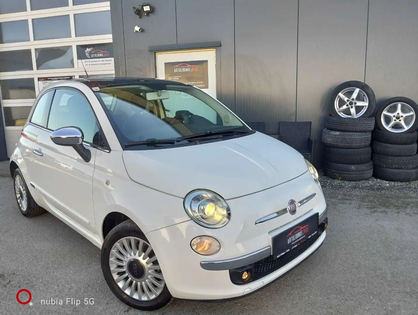 Fiat 500 1,3 JTD 16V Multijet PICKERL: 08/2027, LEDER, N... Weiß - 1