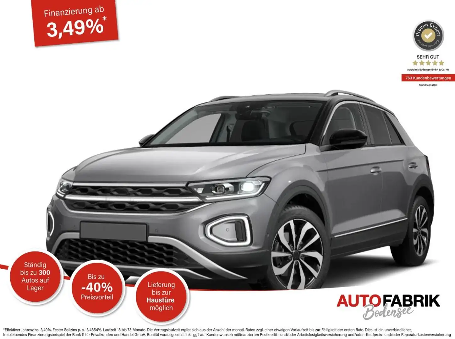 Volkswagen T-Roc 1.5 TSI DSG AHK*Android Auto*Matrix LED*EasyOpen*R Gris - 1