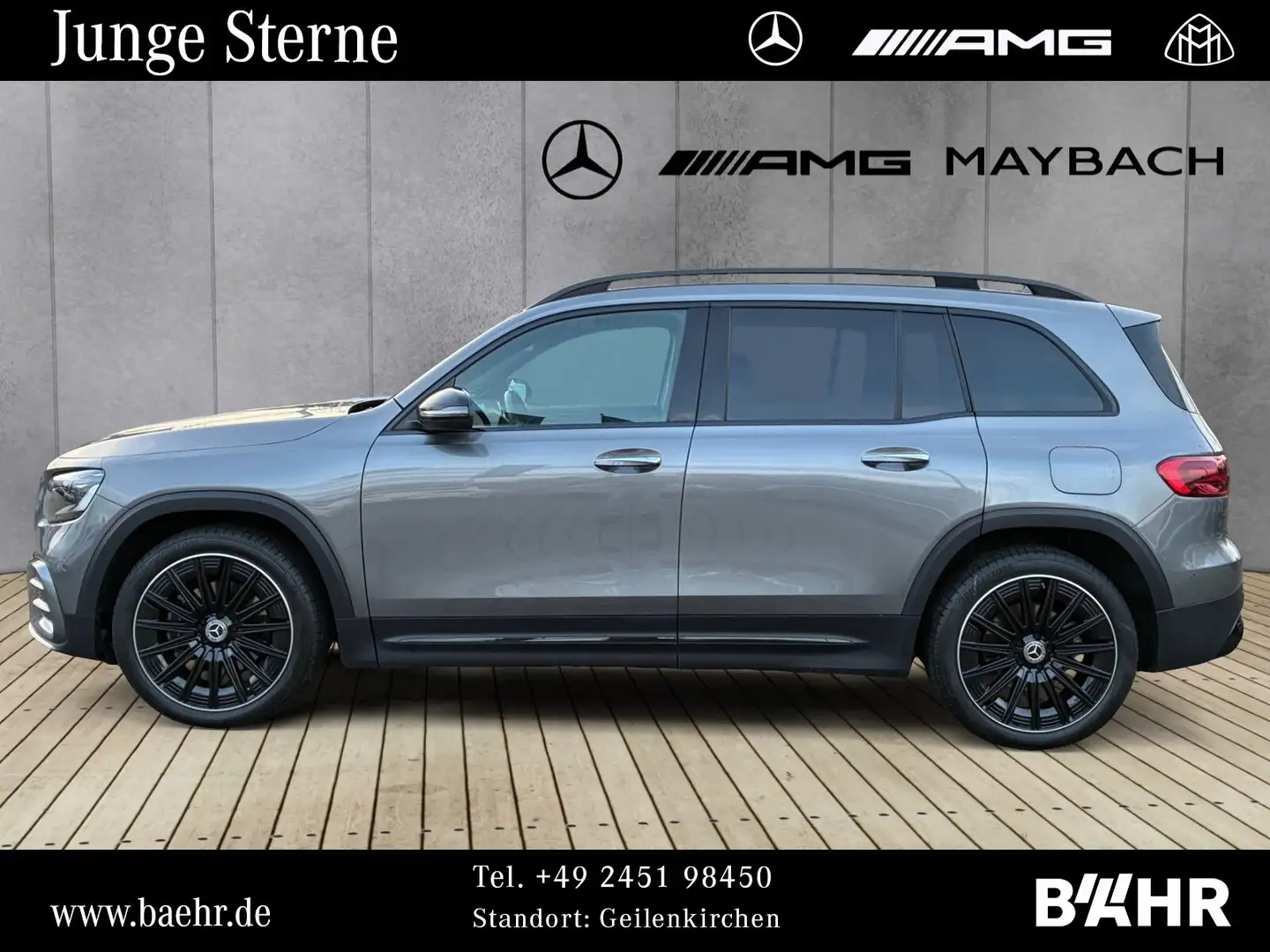 Mercedes-Benz GLB 200 GLB 200 d 4M AMG+Night/MBUX/LED/Pano/AHK/LMR20" Grau - 2