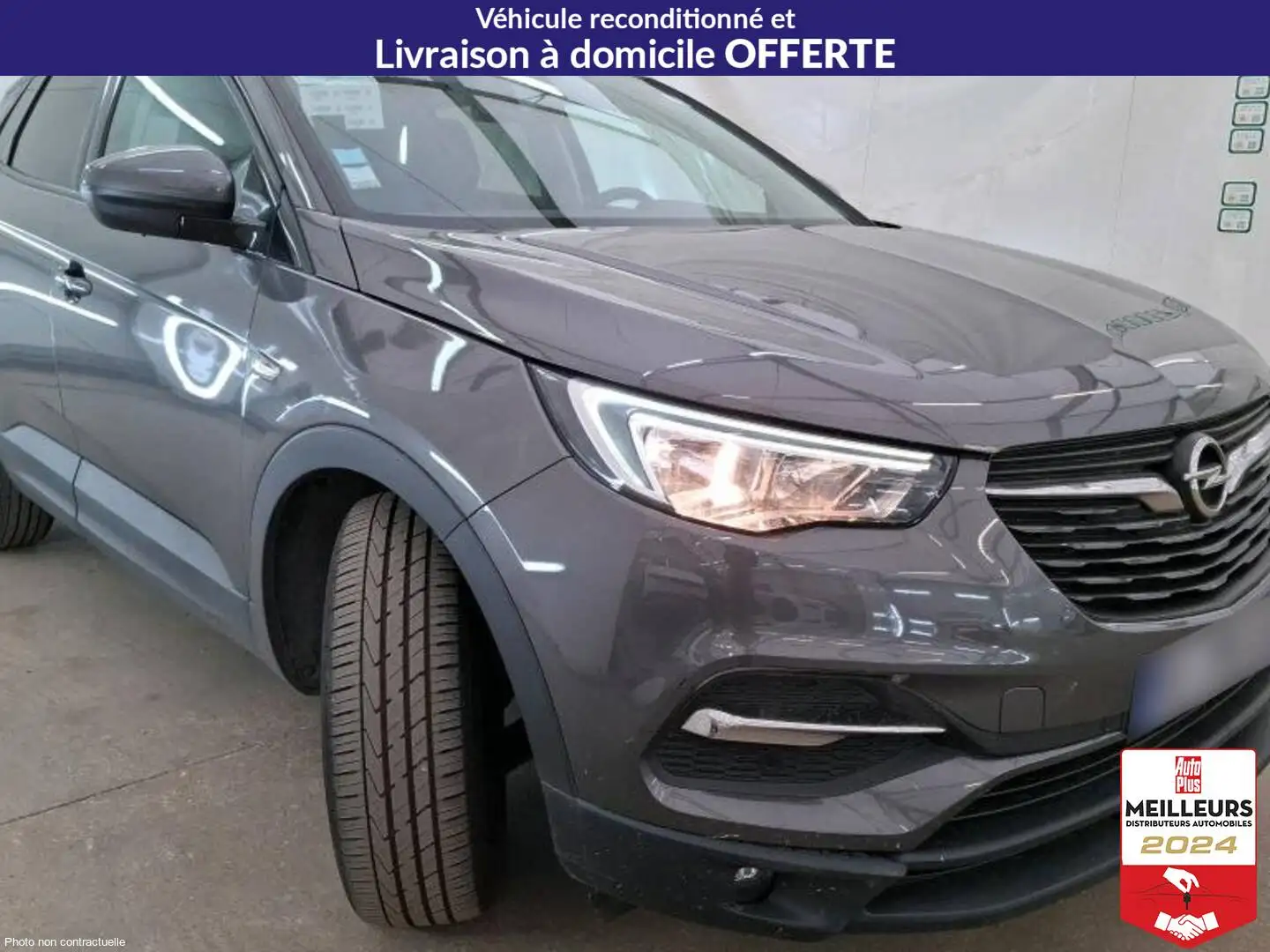 Opel Grandland X Turbo 130 BVA8 Edition +Pack Park \u0026 Go 1 Grau - 2