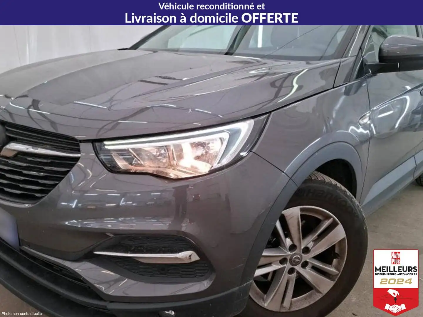 Opel Grandland X Turbo 130 BVA8 Edition +Pack Park \u0026 Go 1 Grau - 1