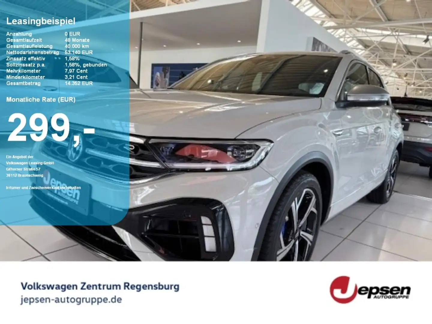 Volkswagen T-Roc R DSG 4MOTION 299 Grau - 1