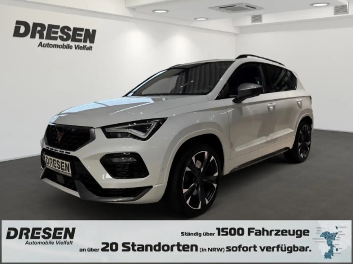 CUPRA Ateca 2.0 TSI Allrad+ Anhängerkupplung+Navi+Panoramadach Weiß - 1