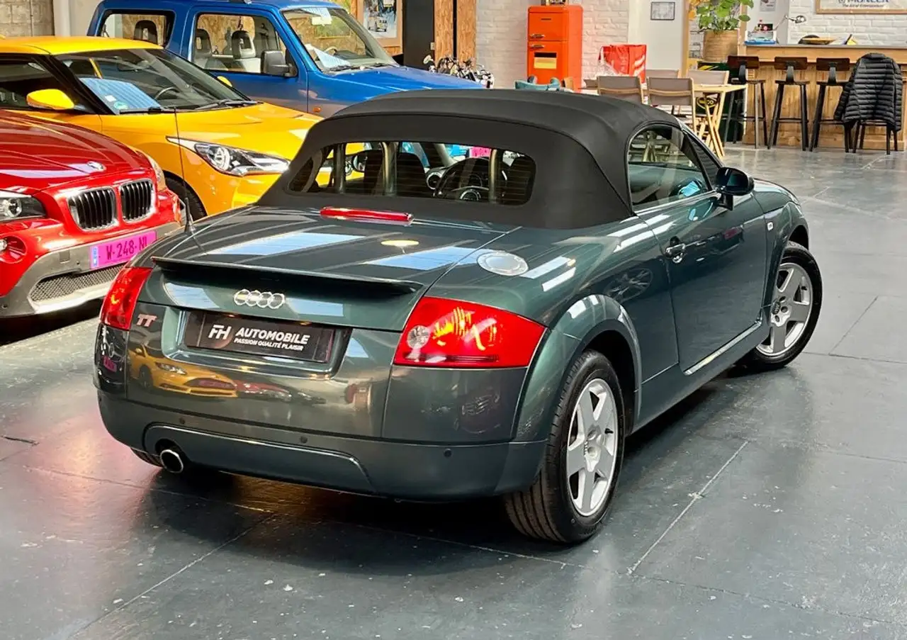Audi TT Roadster 1.8T 180 ch Première main 74 250 kms Vert Steppe, Capote électrique, Audio Bose Distribution neuve Carnet et his, foto 4