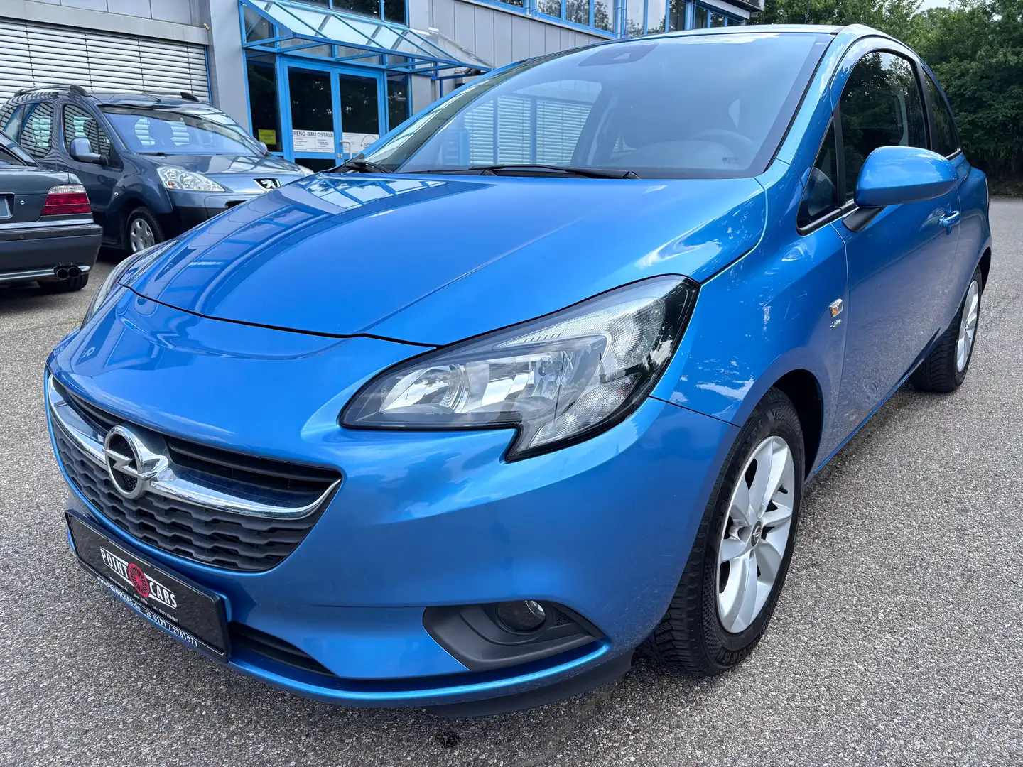 Opel Corsa E 1.4 16V Turbo Drive ecoFlex*NAVI-EURO 6* Blau - 1