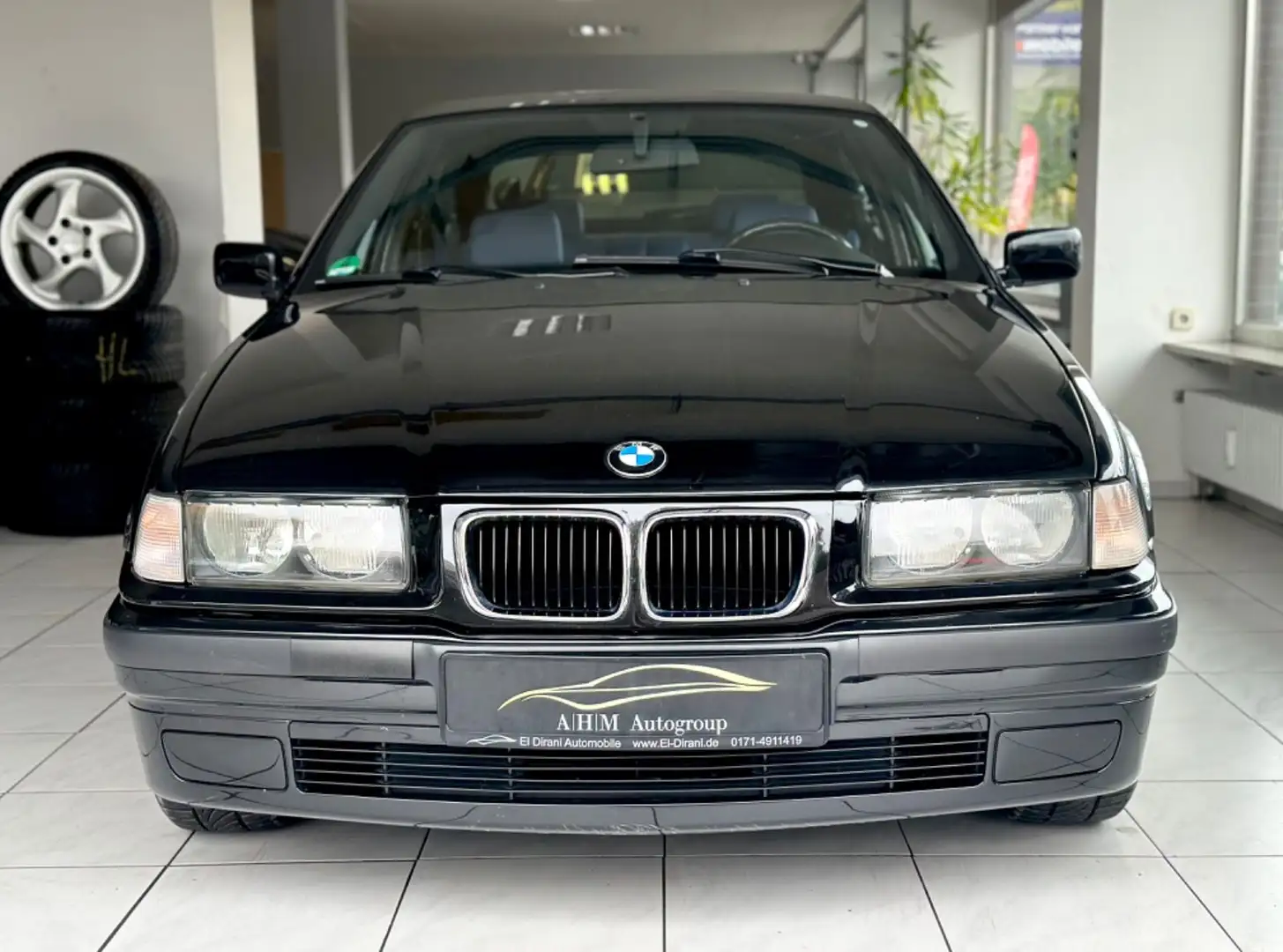 BMW 316 i Compact Automatik/Leder Blau!/Klima/S-Heft/ Negro - 2