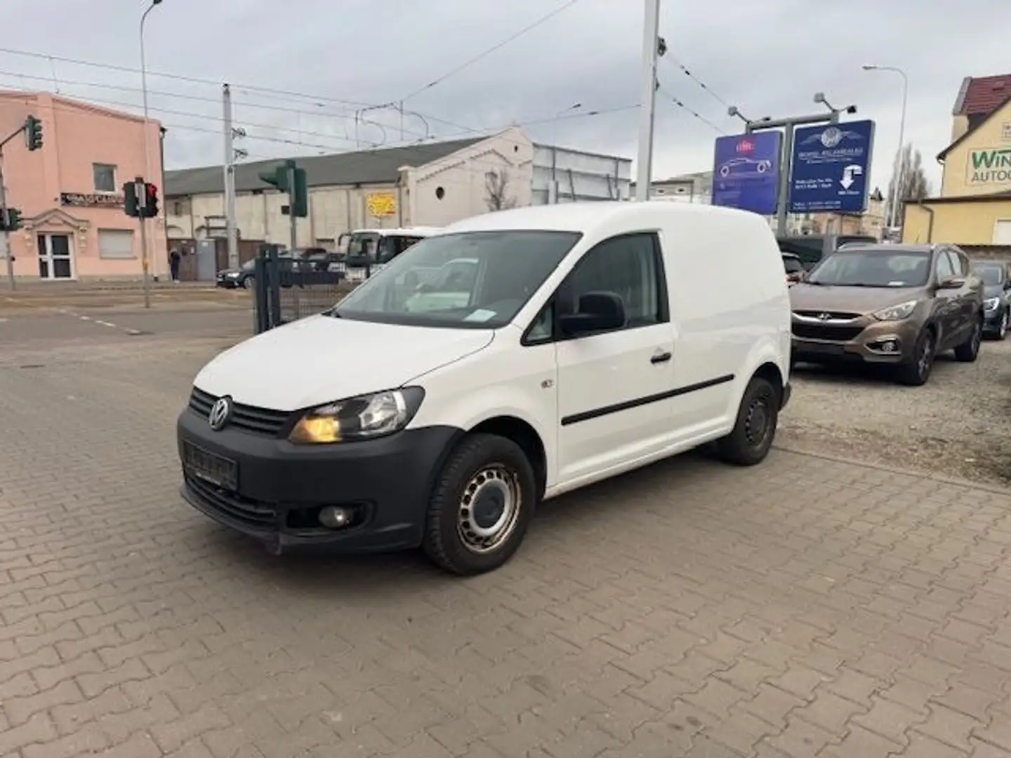 Volkswagen Caddy Kasten 1.Hand**TÜV 11 / 2026 Weiß - 1