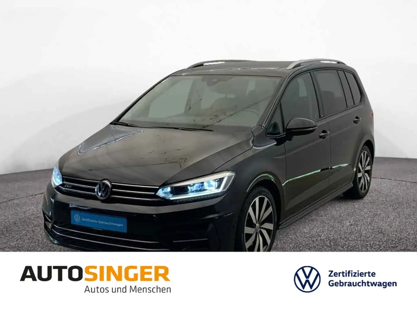 Volkswagen Touran IQ.DRIVE 1,5 TSI DSG 7S *AHK*PANO*NAVI* Schwarz - 1