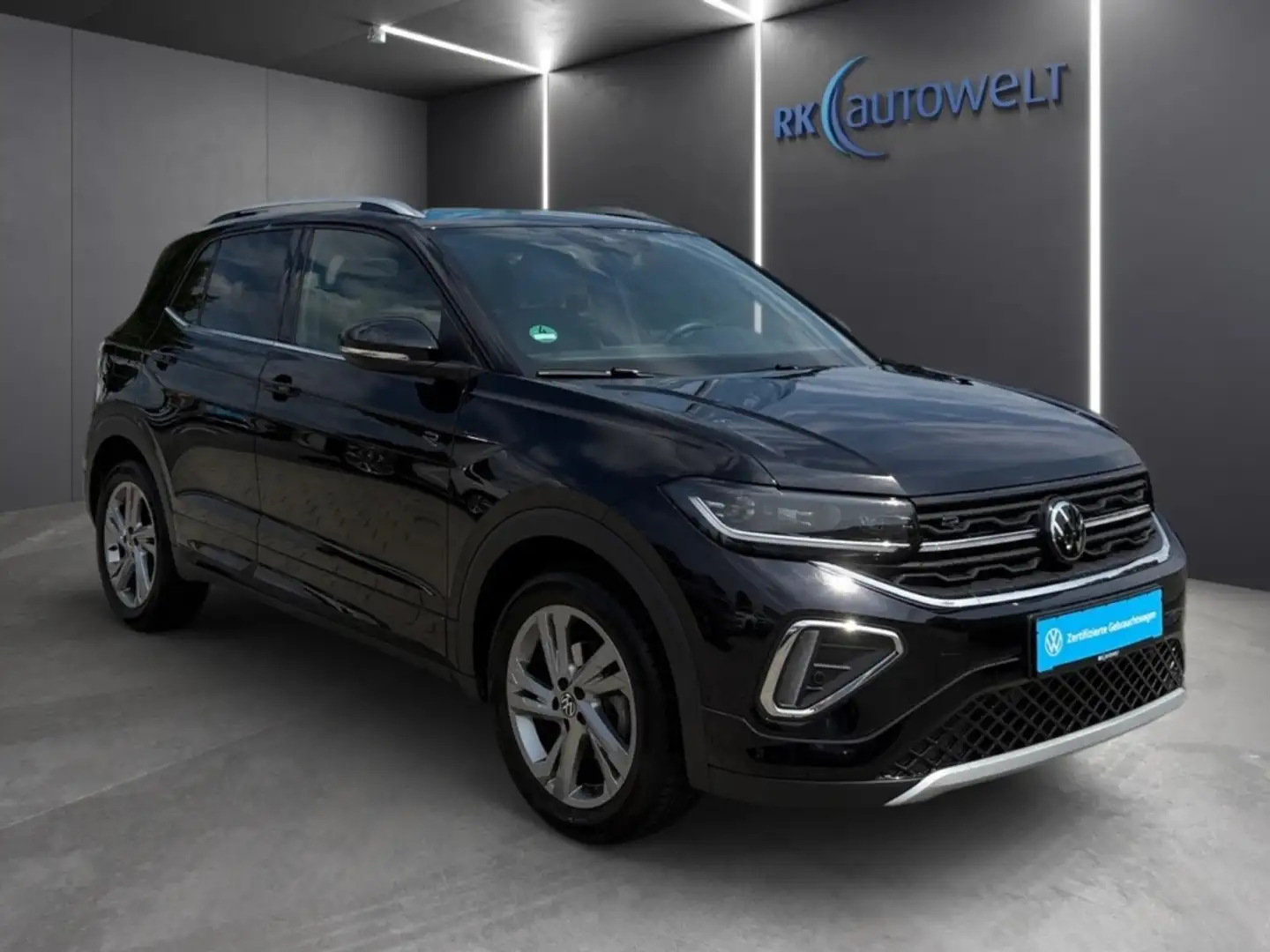 Volkswagen T-Cross R-Line 1.5 TSI AHK-abnehmbar Navi Apple CarPlay Schwarz - 2