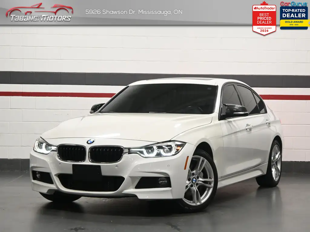 2018 BMW 3 Series 330I XDRIVE ///M Sunroof Heated Seats Carplay Nav