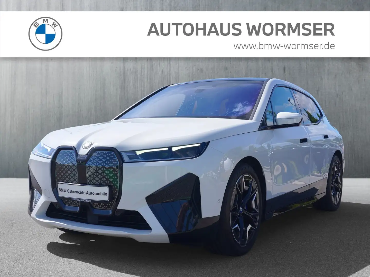BMW iX xDrive50 Sportpaket B&W Surround DAB AHK Blanc - 1