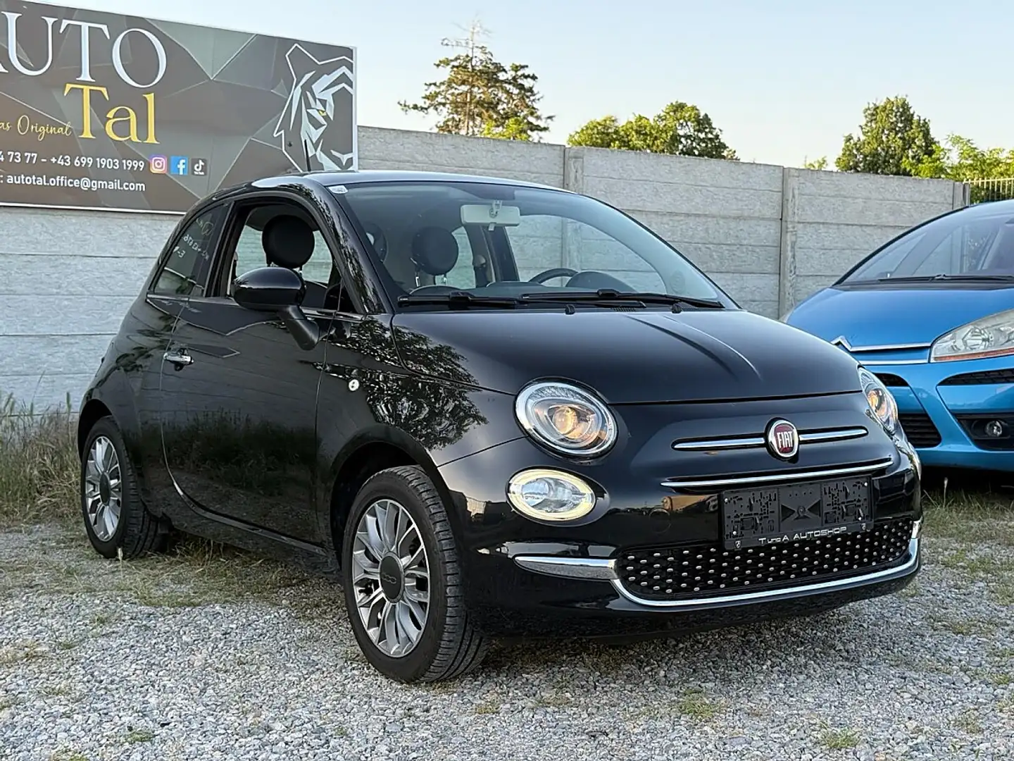 Fiat 500 Glasdach-Skydome ECO 1,2 69 Lounge Schwarz - 1