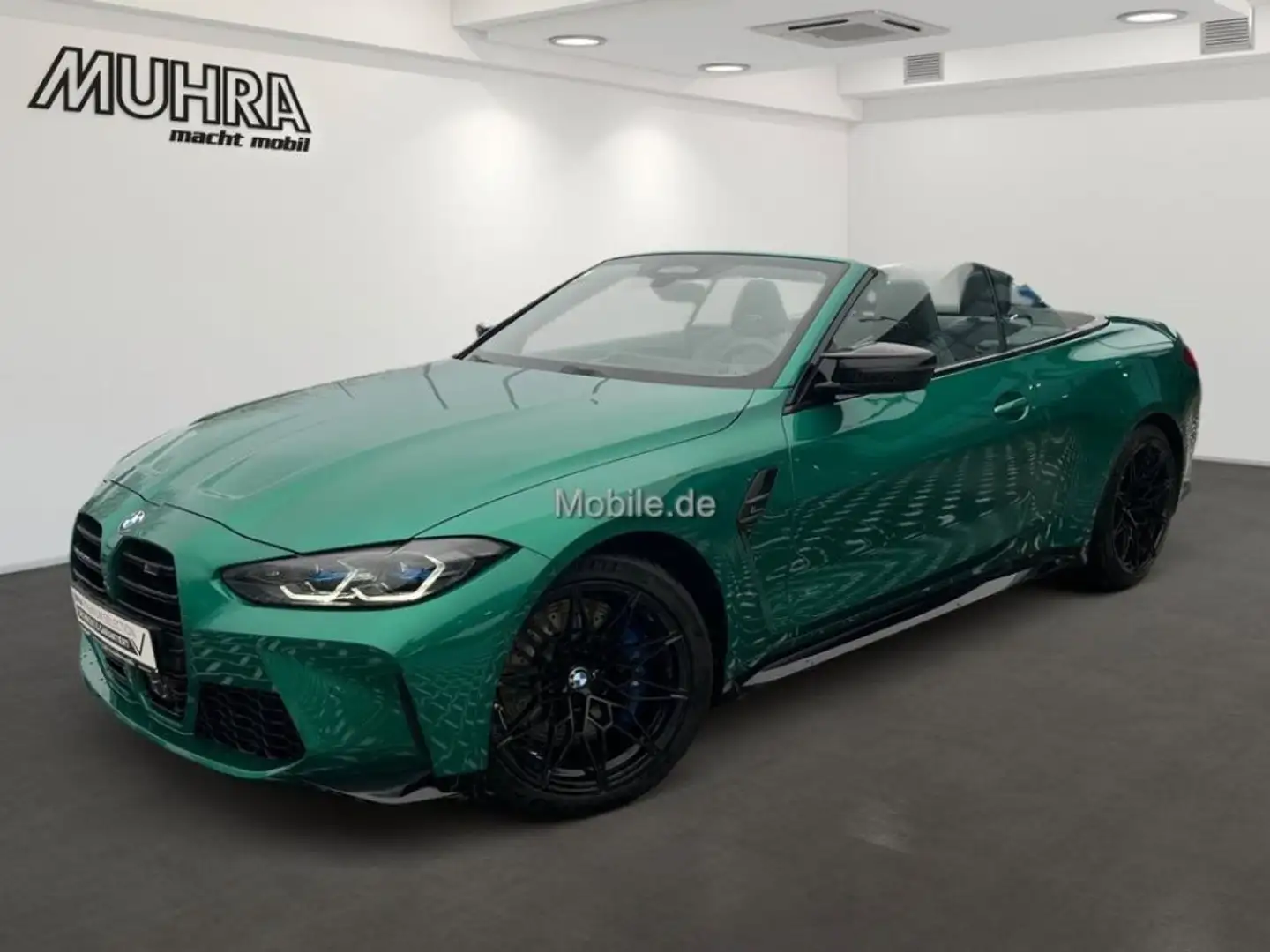 BMW M4 Competition xDrive Cabrio 19"/20" DA Prof H/K Зелений - 2