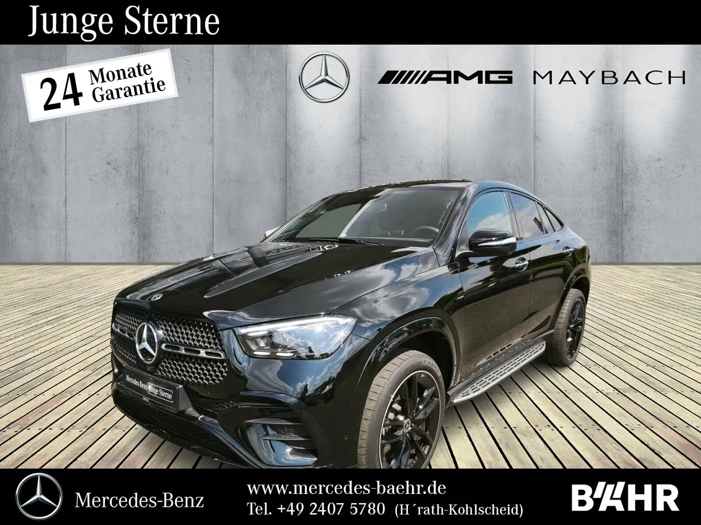Mercedes-Benz GLE 400 GLE 400 e 4M Coupé AMG+Night/Airmatic/Burmester Noir - 1