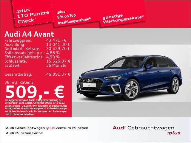 Second hand Audi A4 2.0