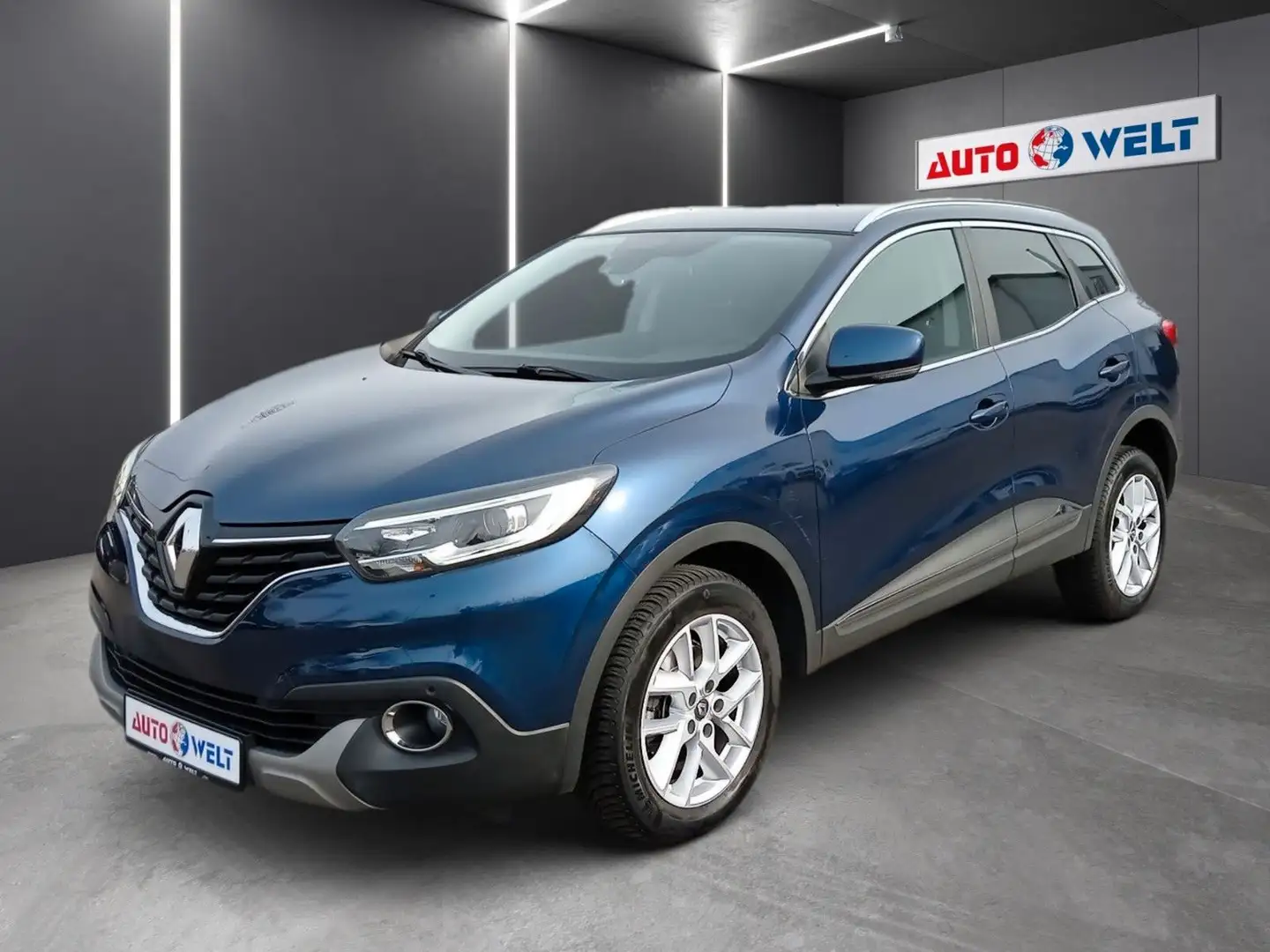 Renault Kadjar 1.6 dCi  4x4  Teil-Leder Duo-Climatic Blau - 1