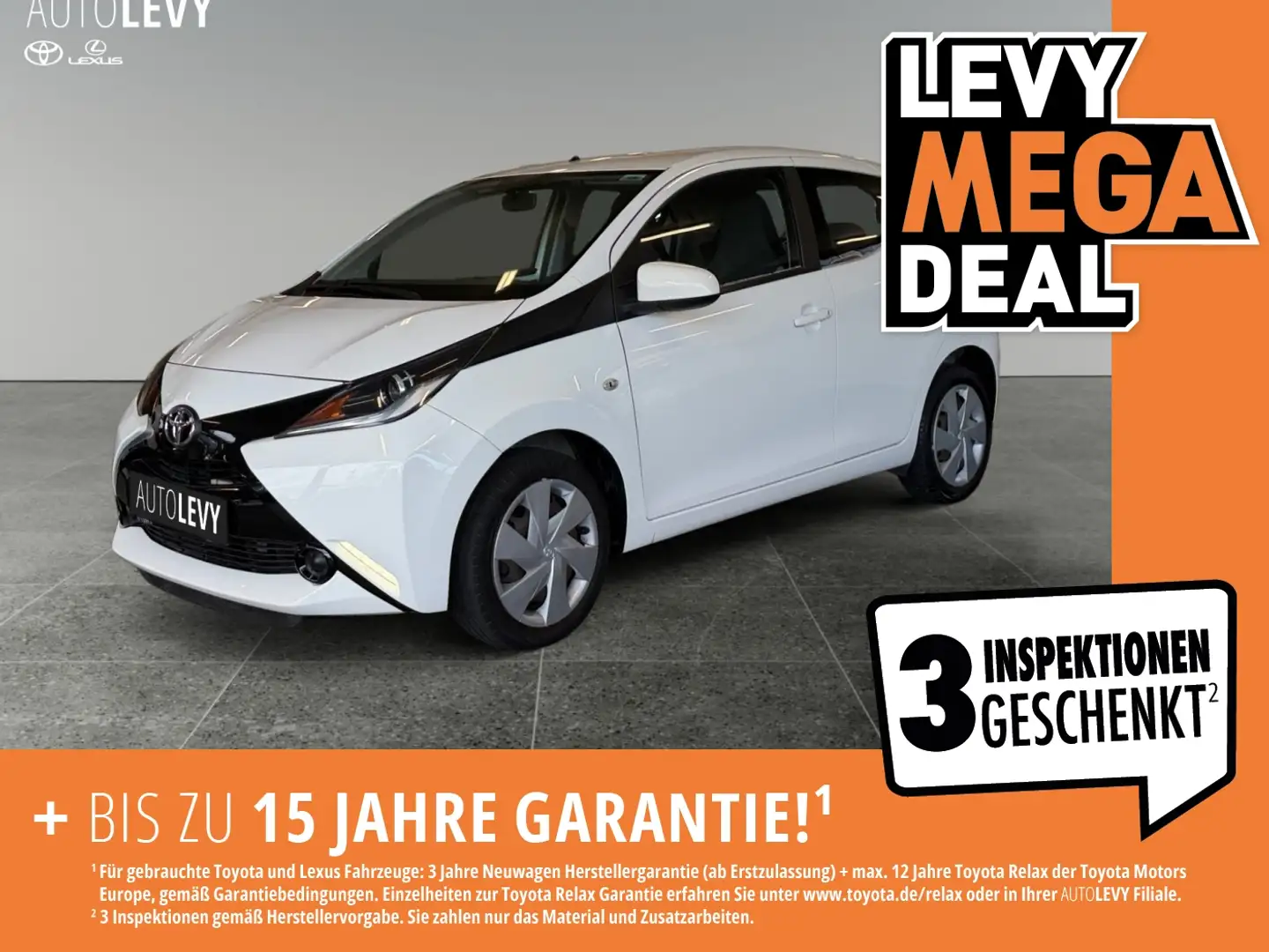 Toyota Aygo 1.0 x-play *ALLWETTER*KLIMA* Blanc - 1