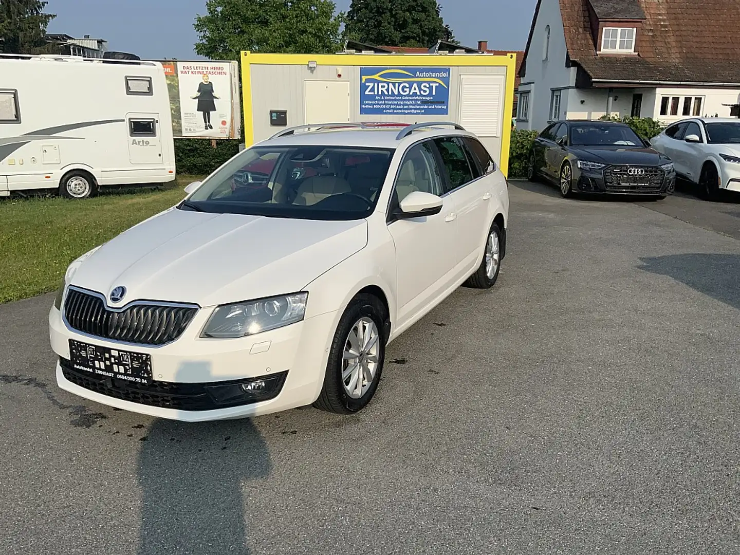 Skoda Octavia Combi 2,0 Elegance TDI 4x4 Green tec Pickerl bi... Weiß - 1