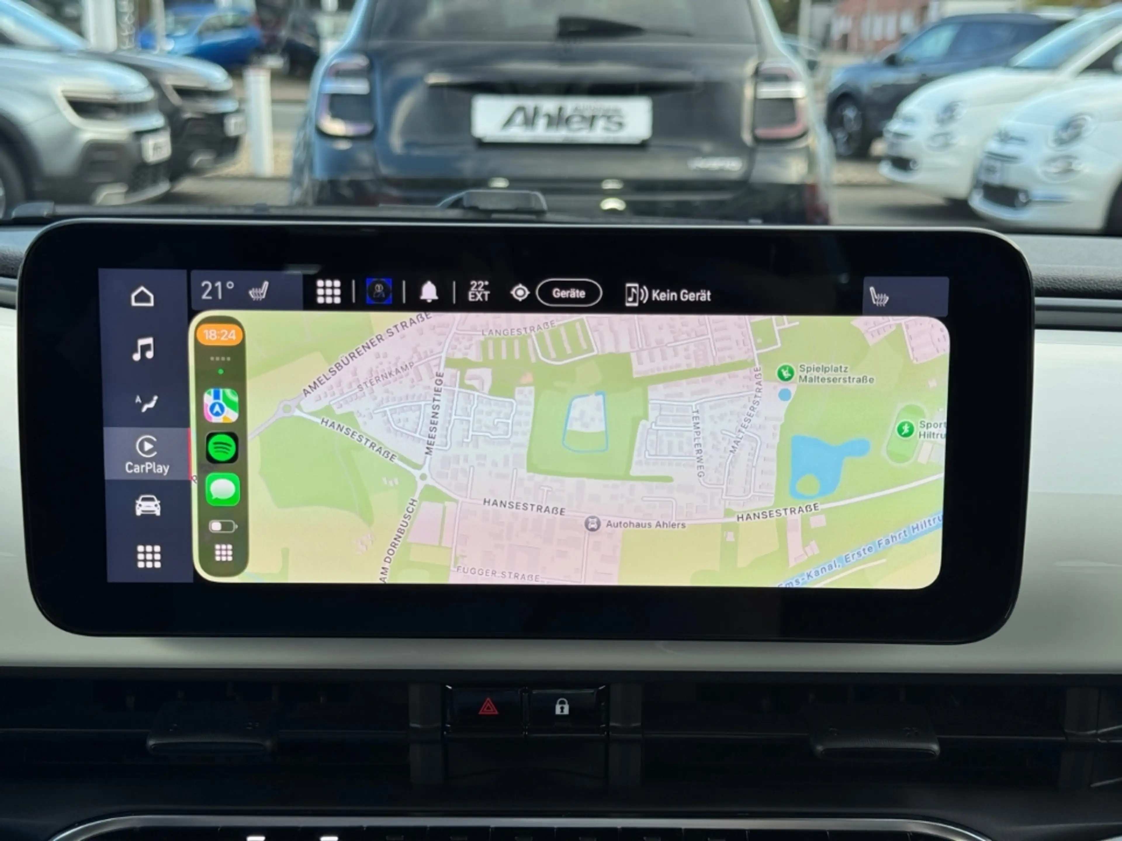 Fiat 500 +KAMERA+SITZHEIZUNG+CARPLAY+TOTWINKEL+PDC+KEYLESS+ — photo 26