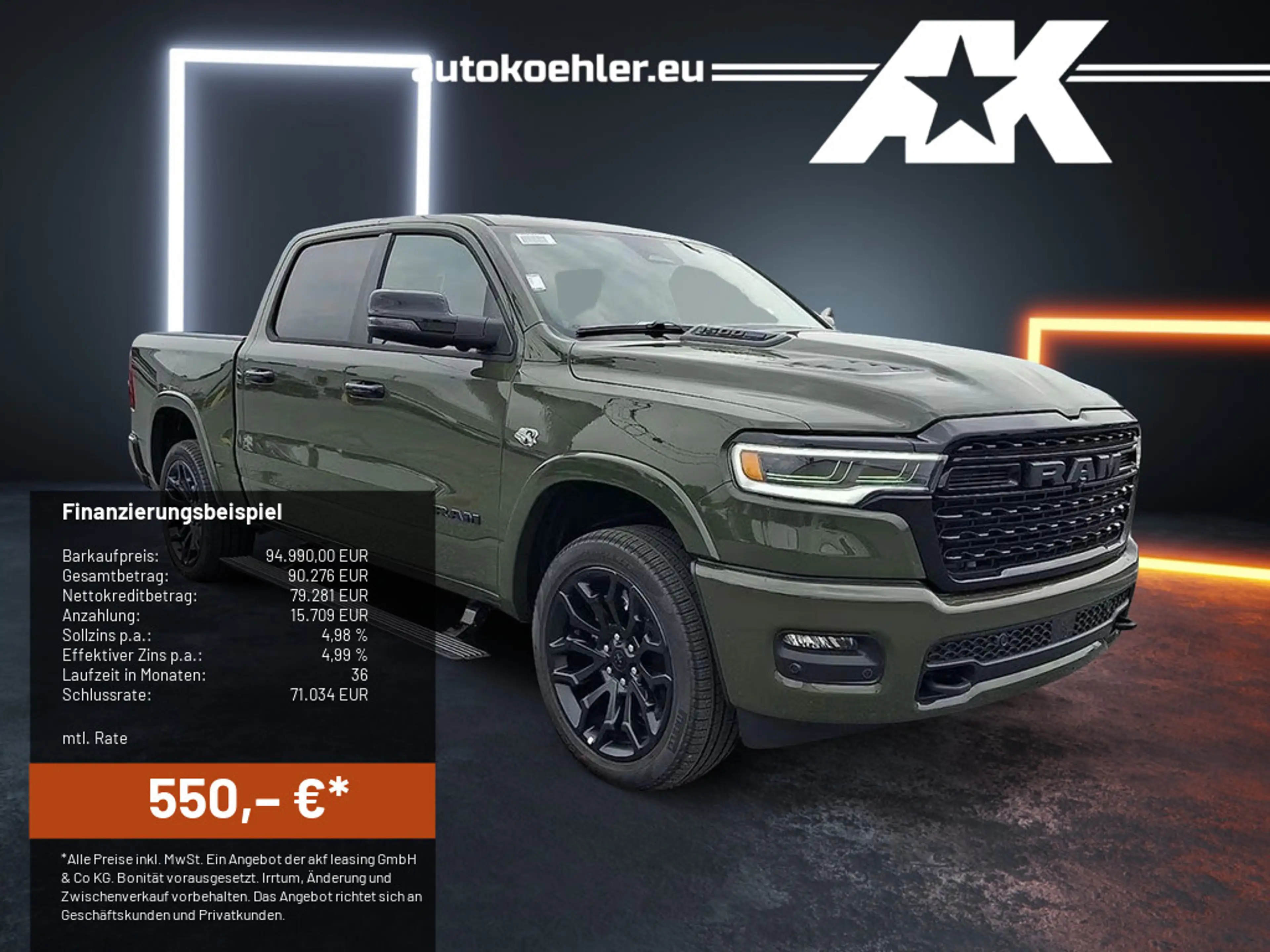 Dodge RAM 1500 Limited Night 5.7L V8, MY26