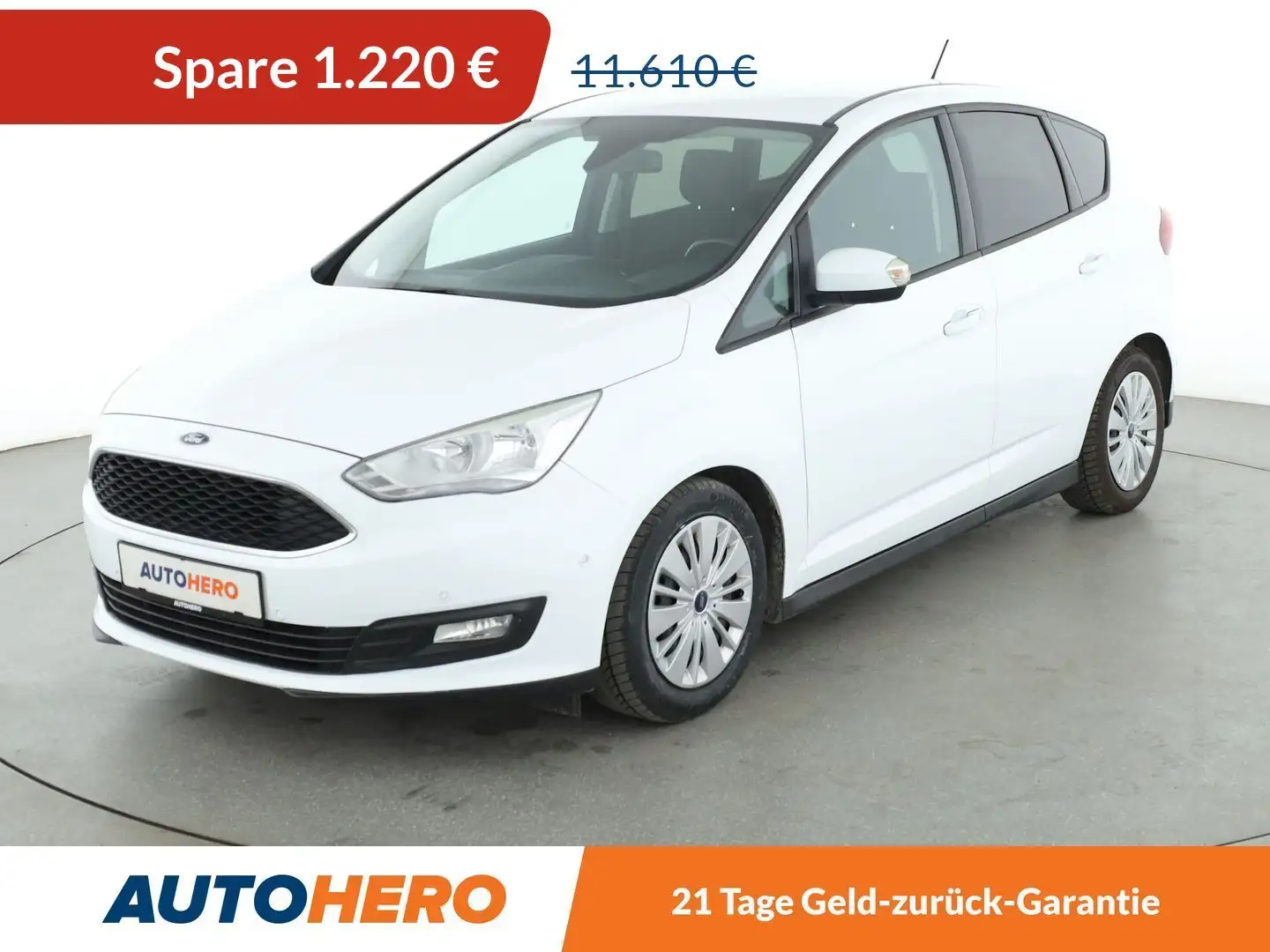 Ford C-Max 1.0 EcoBoost Cool&Connect*NAVI*TEMPO*PDC*SHZ*KLIMA Weiß - 1