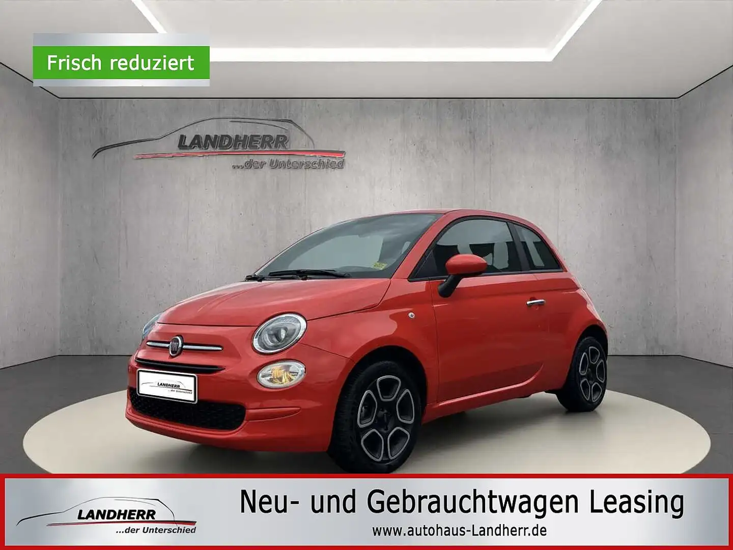 Fiat 500 //Navi über ApplecarPlay/Klimaanlage/Tempomat Orange - 1