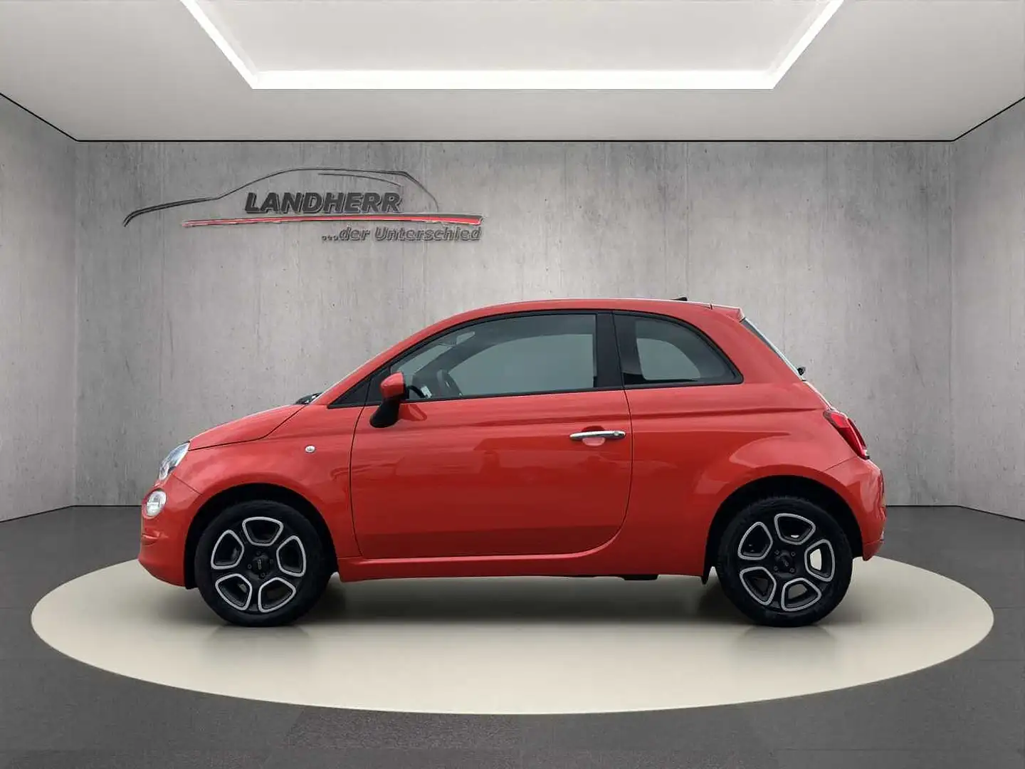 Fiat 500 //Navi über ApplecarPlay/Klimaanlage/Tempomat Orange - 2