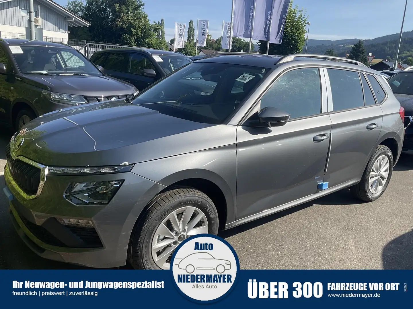 Skoda Kamiq 1.0 TSI DSG Selection, AHK, Matrix, 16-Zoll, Kamer Grijs - 1
