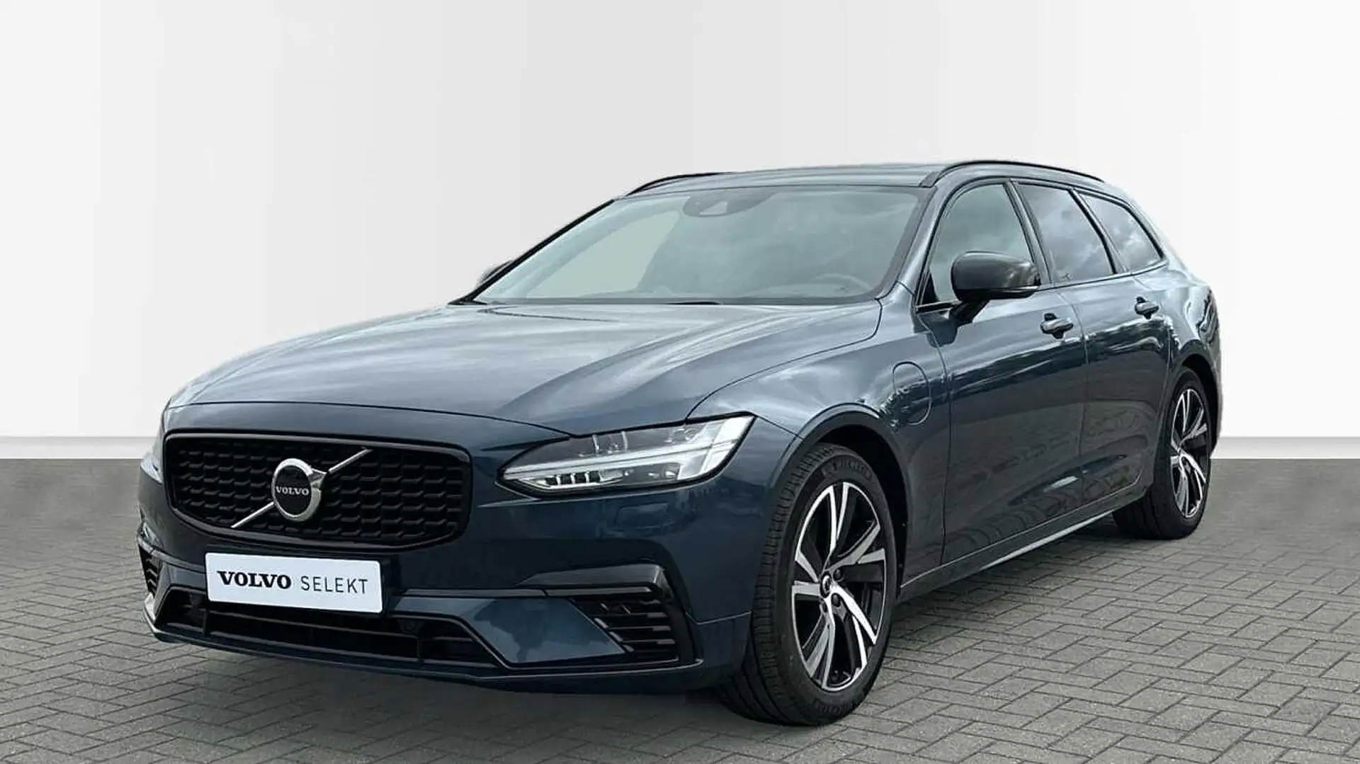 Volvo V90 T8 AWD plug-in hybrid | Recharge R-Design Blau - 1